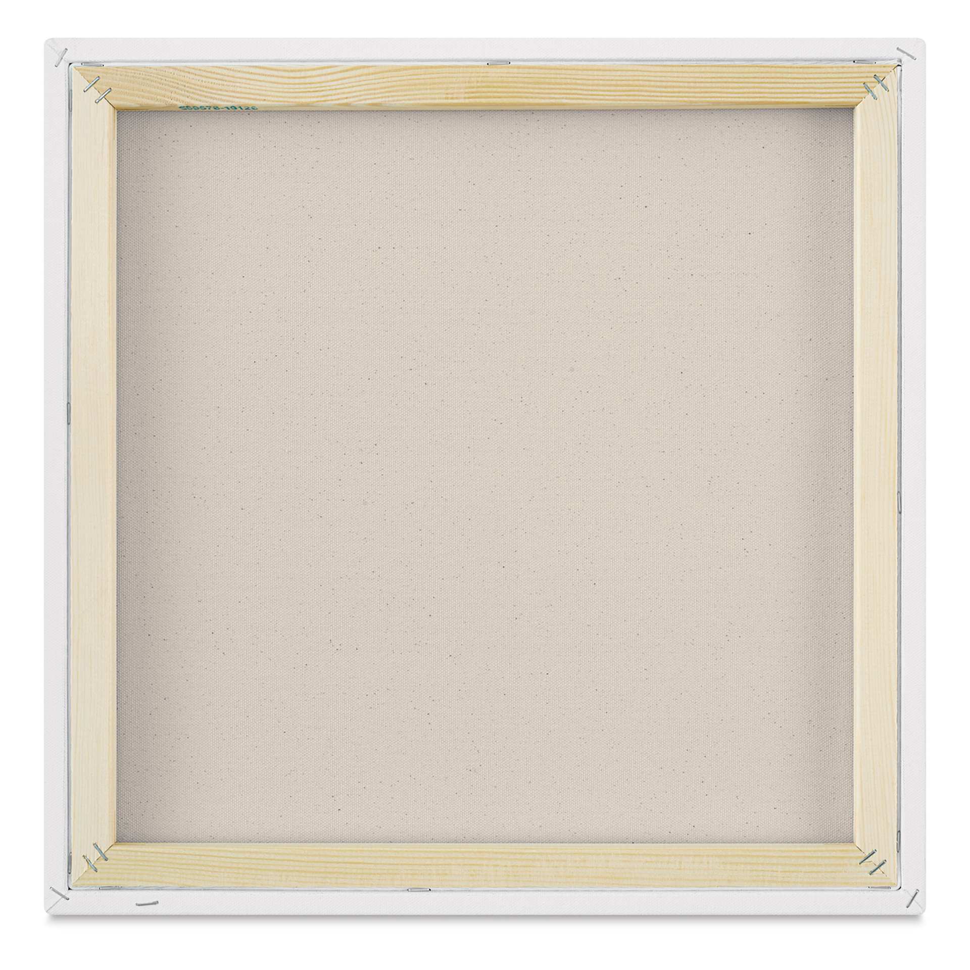 Blick Premier Stretched Cotton Canvas - Traditional Profile, Splined, 18" x 18", back