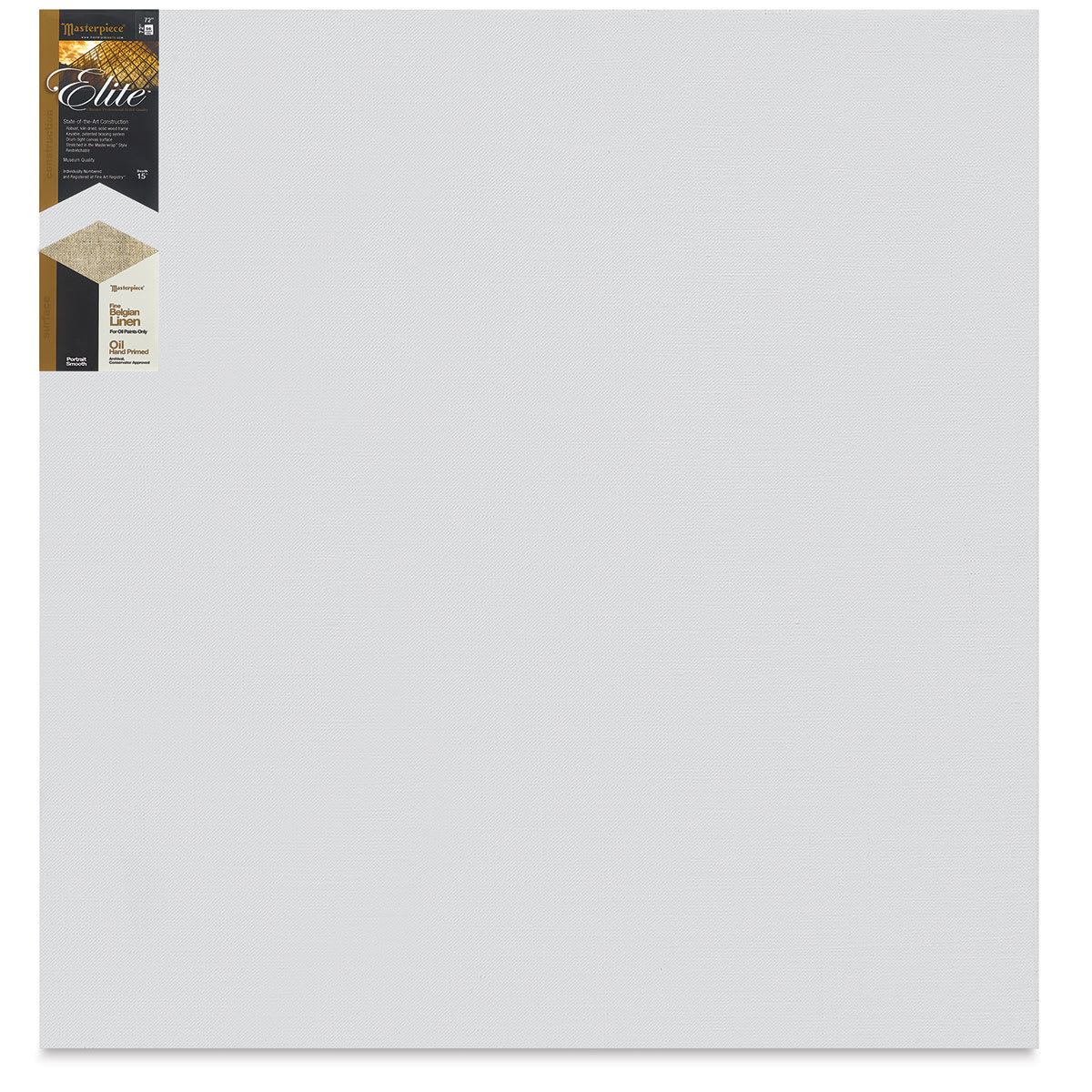 Masterpiece Elite Portrait Smooth Canvas - 72" x 72", Oil Primed