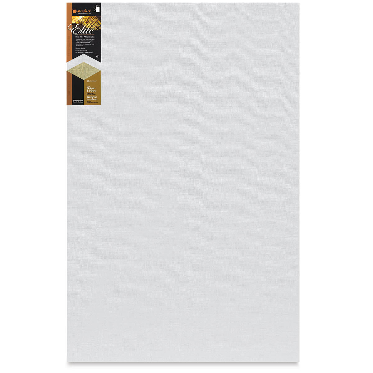Masterpiece Elite Heavyweight Canvas - 54" x 72", Acrylic Primed
