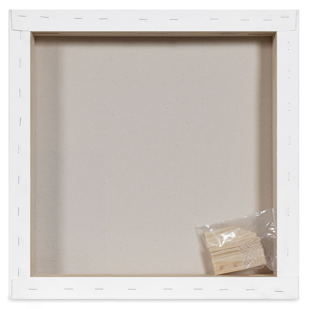 Blick Premier Heavyweight Stretched Cotton Canvas - 18" x 18", 2" Profile back