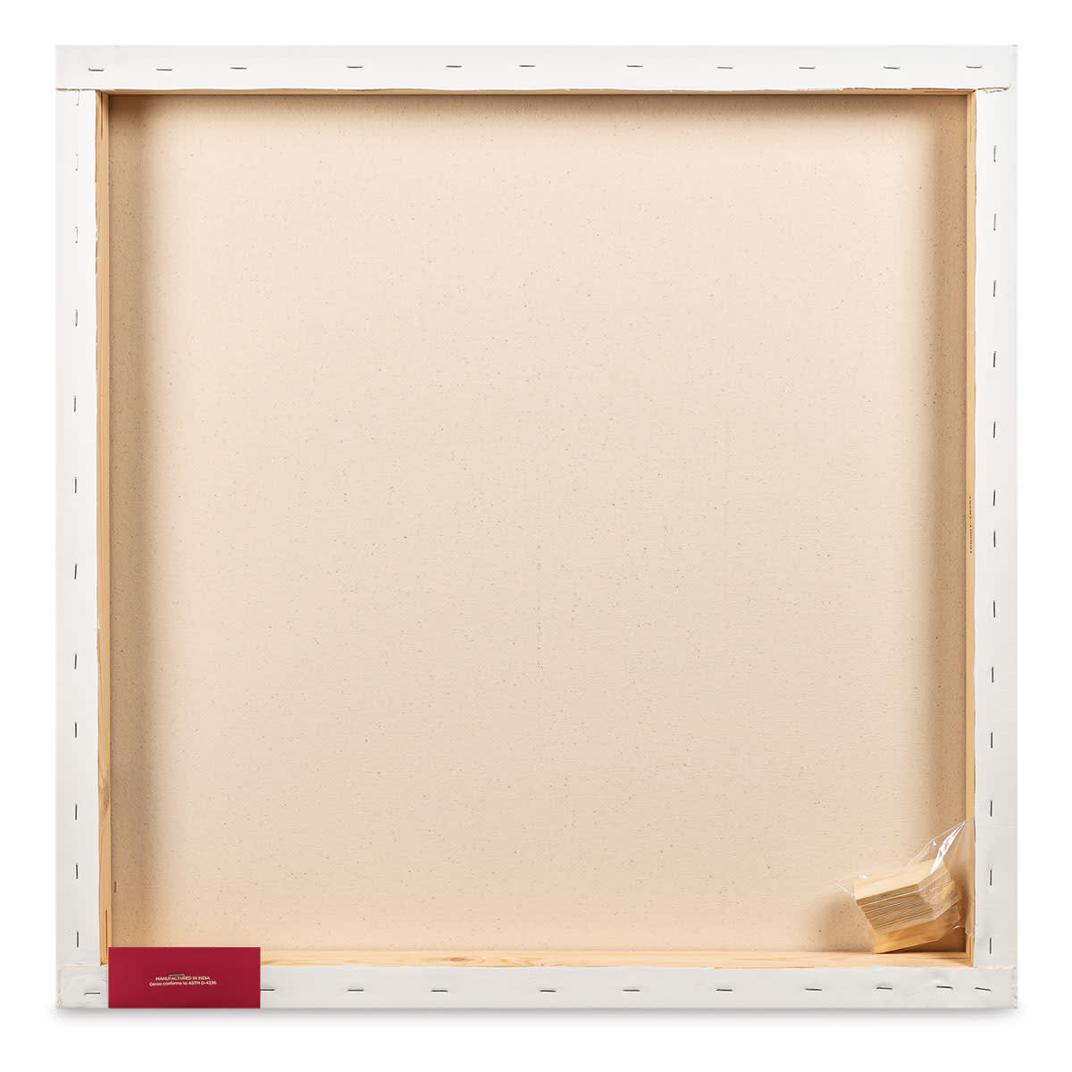 Blick Premier Heavyweight Stretched Cotton Canvas - 30" x 30", 2" Profile back