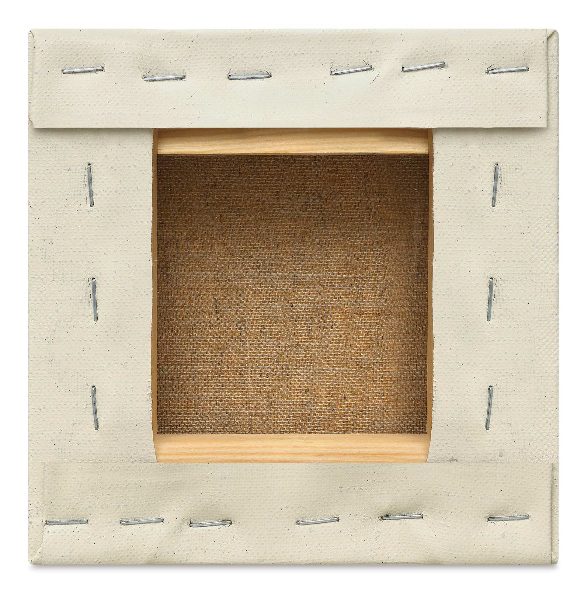 Blick Premier Belgian Linen - 6" x 6", Oil-Primed, 1-3/8" Profile, back