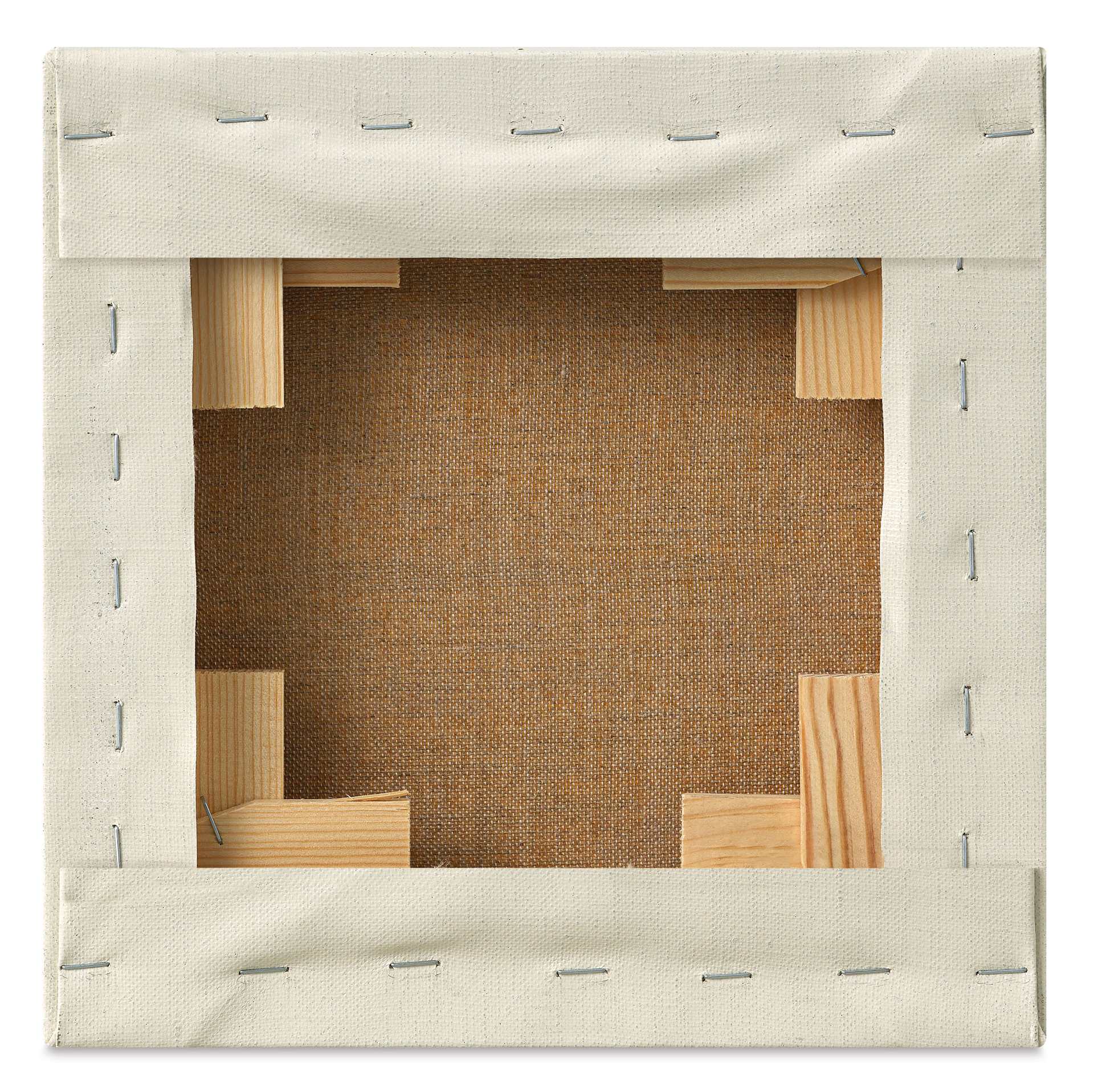 Blick Premier Belgian Linen - 10" x 10", Oil-Primed, 1-3/8" Profile, back