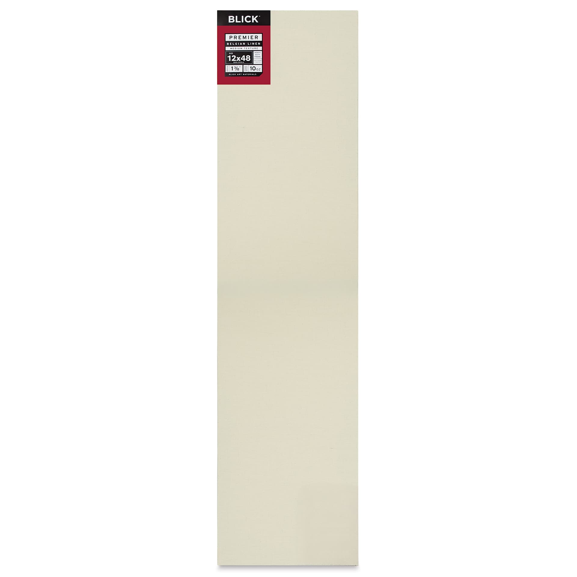 Blick Premier Belgian Linen - 12" x 48", Oil-Primed, 1-3/8" Profile, front