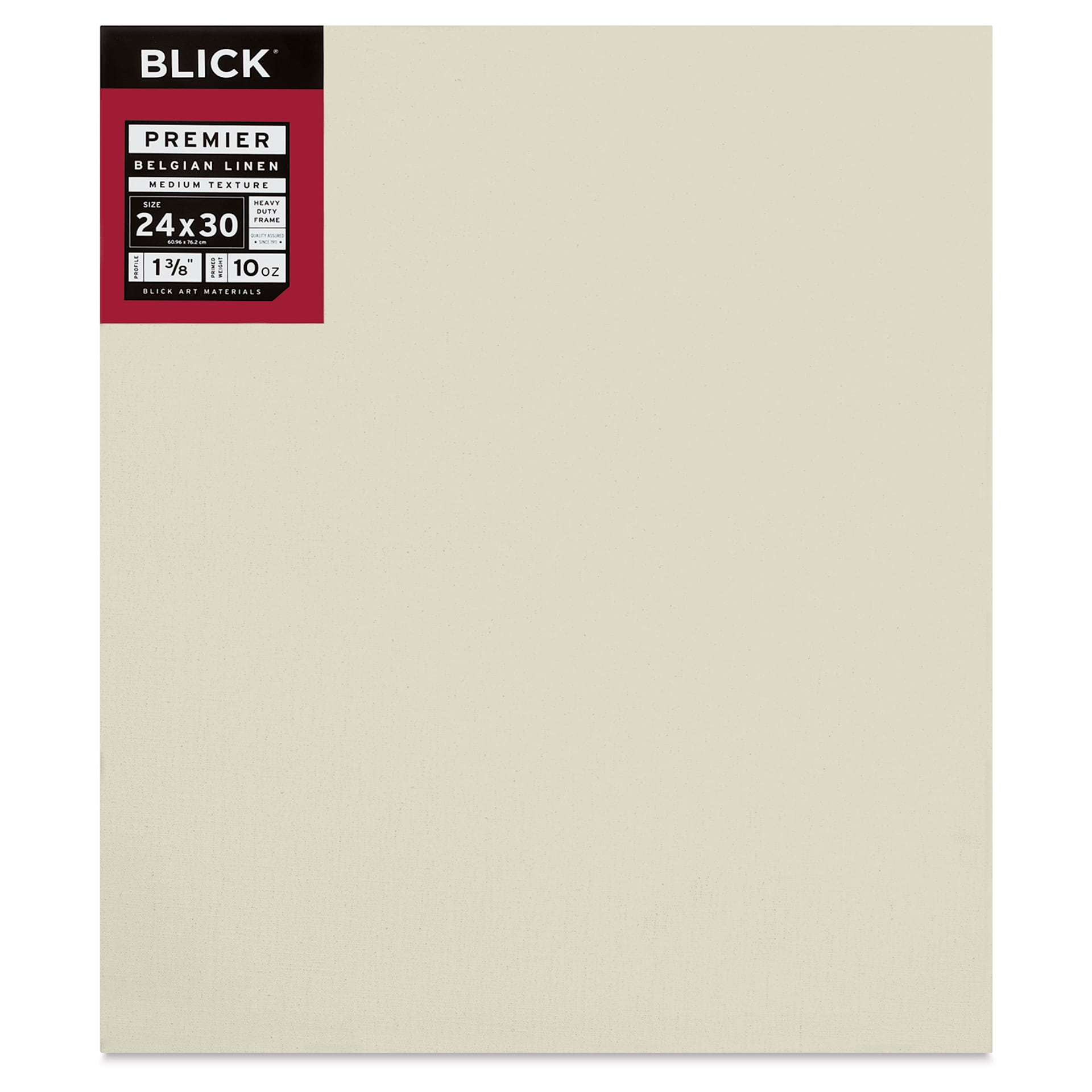 Blick Premier Belgian Linen - 24" x 30", Oil-Primed, 1-3/8" Profile, front