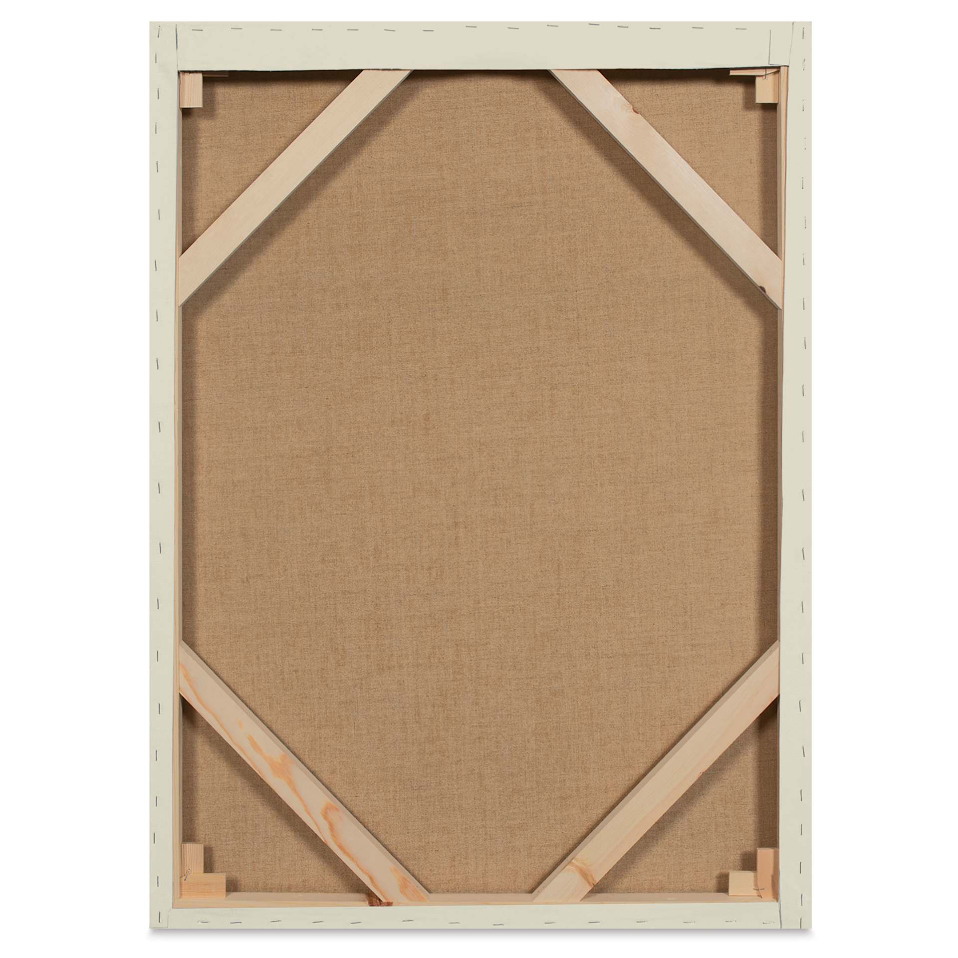 Blick Premier Belgian Linen - 30" x 40", Oil-Primed, 1-3/8" Profile, back