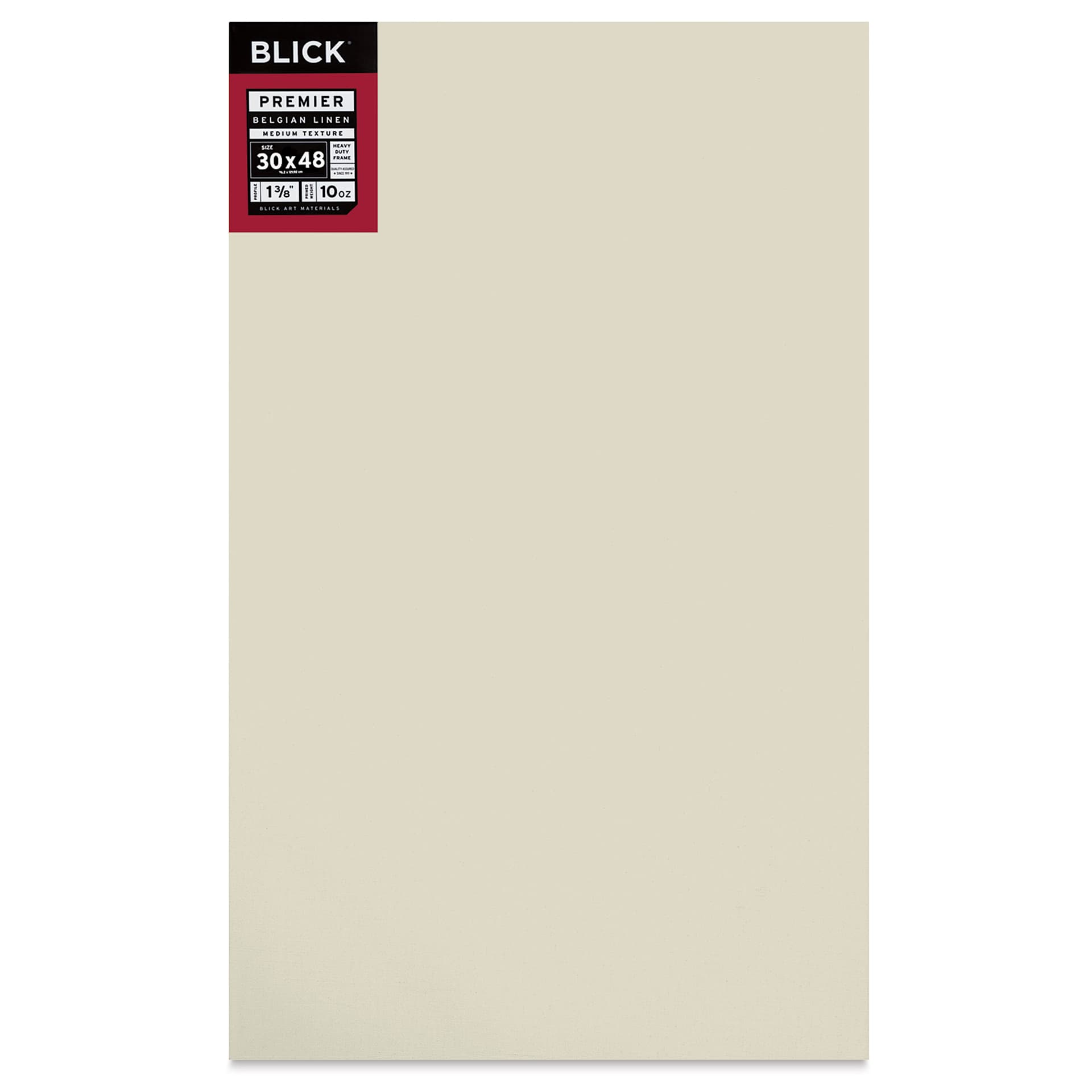 Blick Premier Belgian Linen - 30" x 48", Oil-Primed, 1-3/8" Profile, front