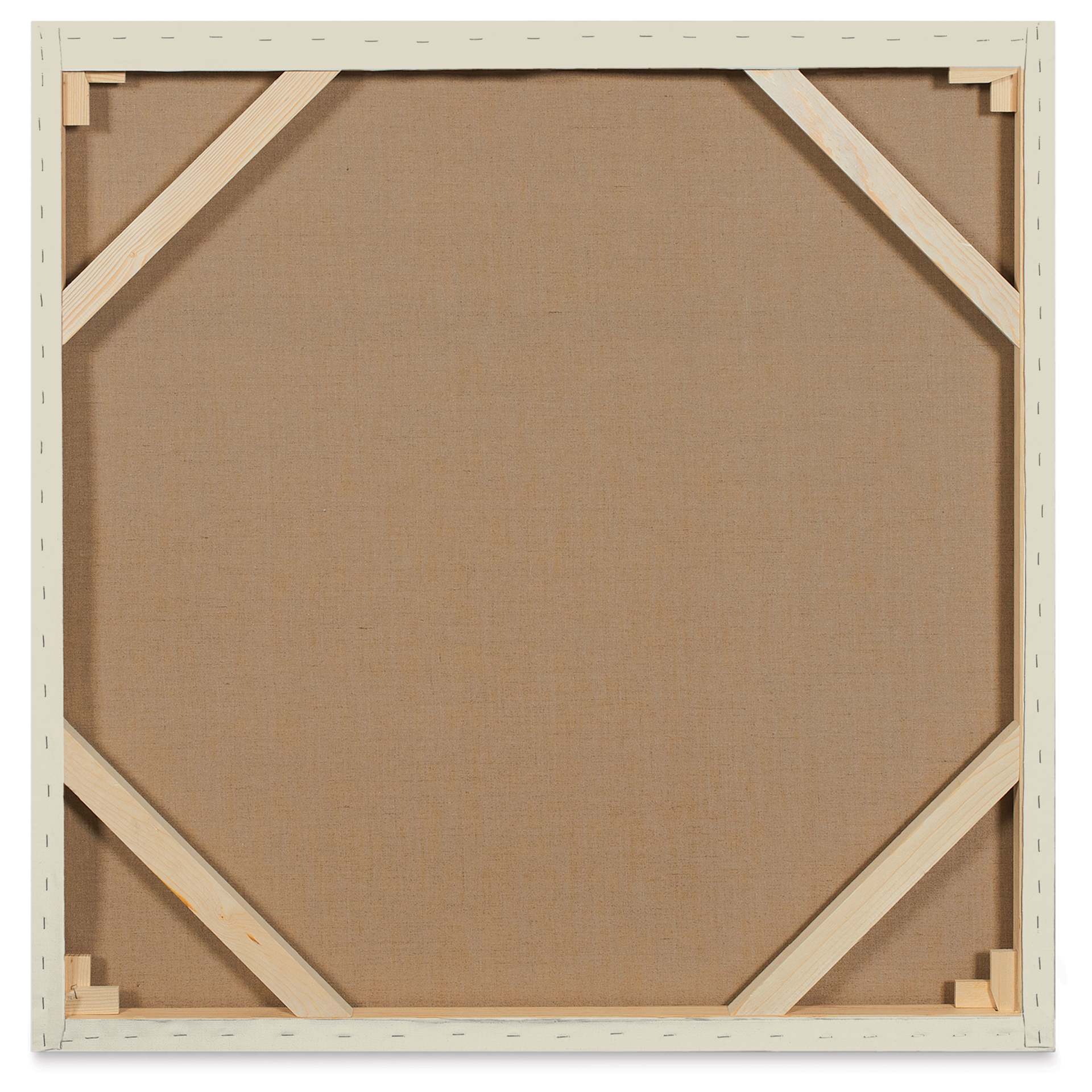 Blick Premier Belgian Linen - 40" x 40", Oil-Primed, 1-3/8" Profile, back