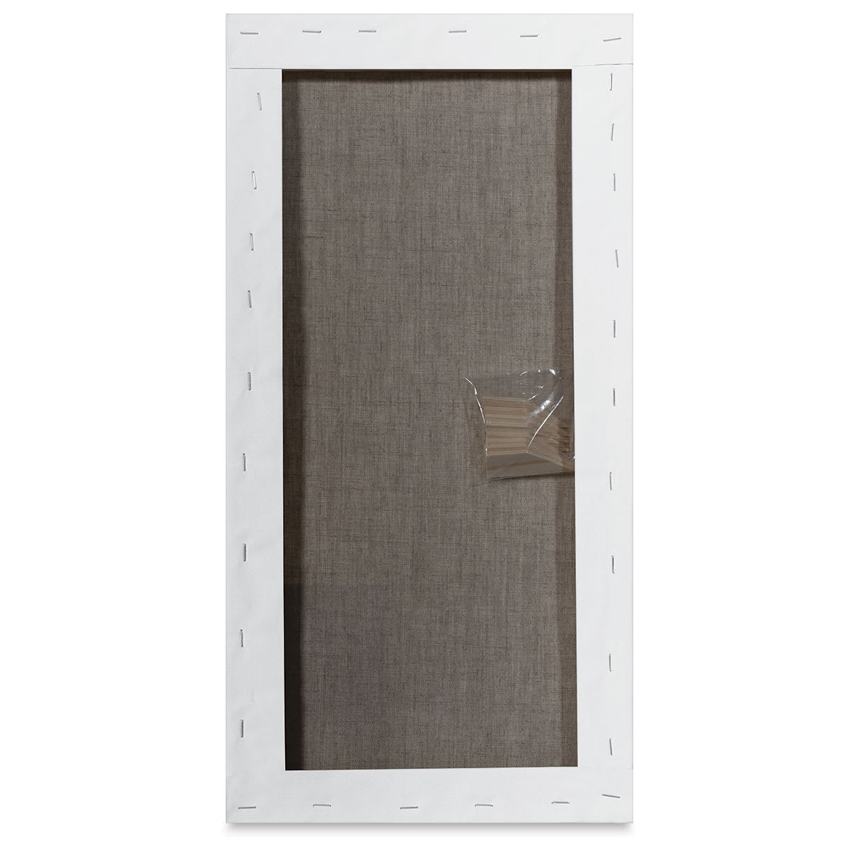 Blick Studio Linen Stretched Canvas - 10" x 20", Traditional 3/4" Profile (back) Blick Studio Linen Stretched Canvas - 10" x 20", Traditional 3/4" Profile (back)
