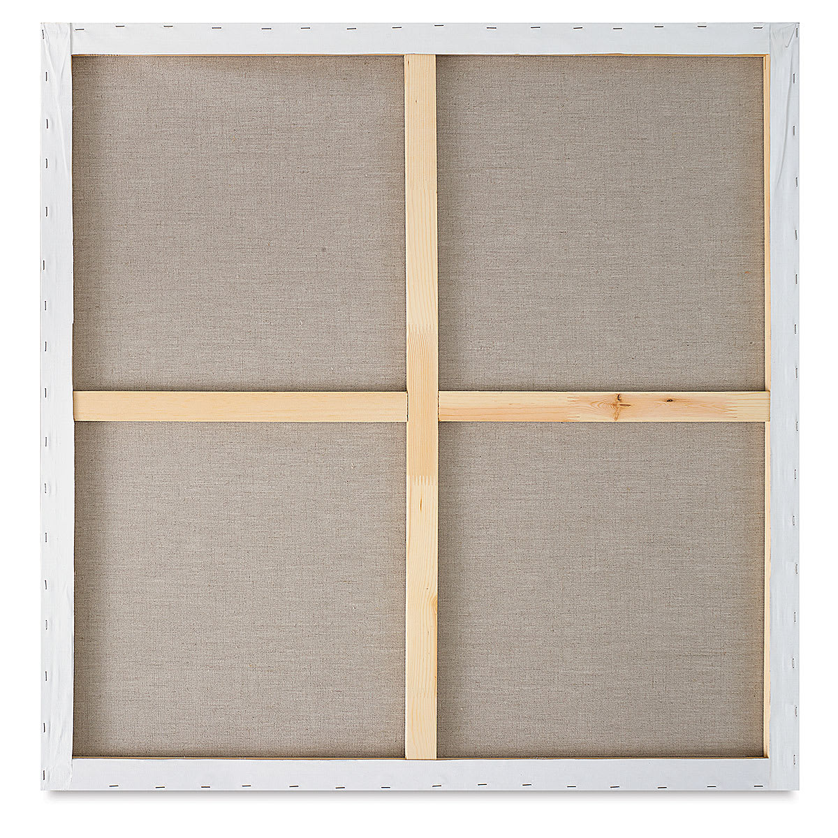 Blick Studio Linen Stretched Canvas - 36" x 36", Traditional 3/4" Profile (back)