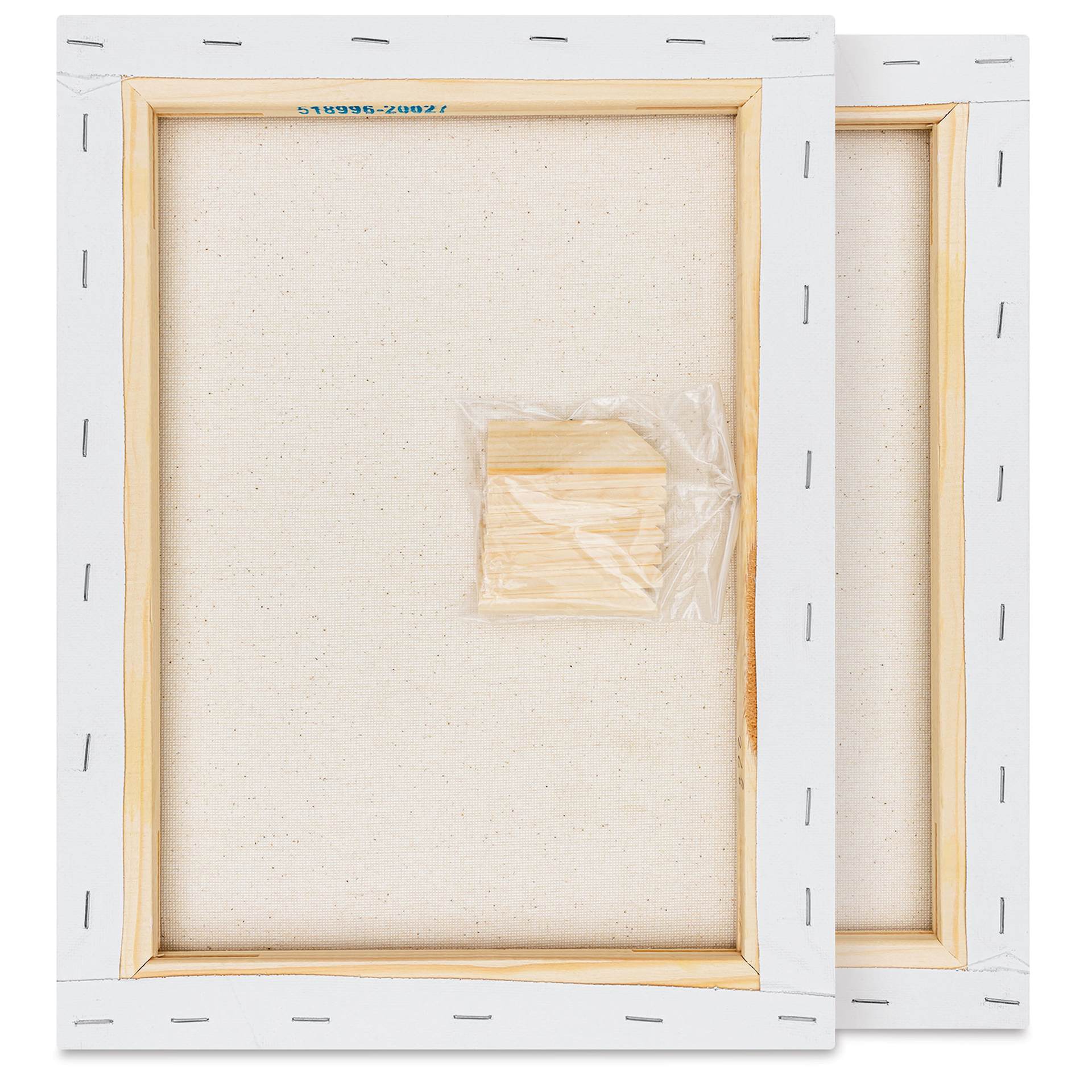Blick Academic Cotton Stretched Canvas Pack - 9" x 12", Pkg of 2 back