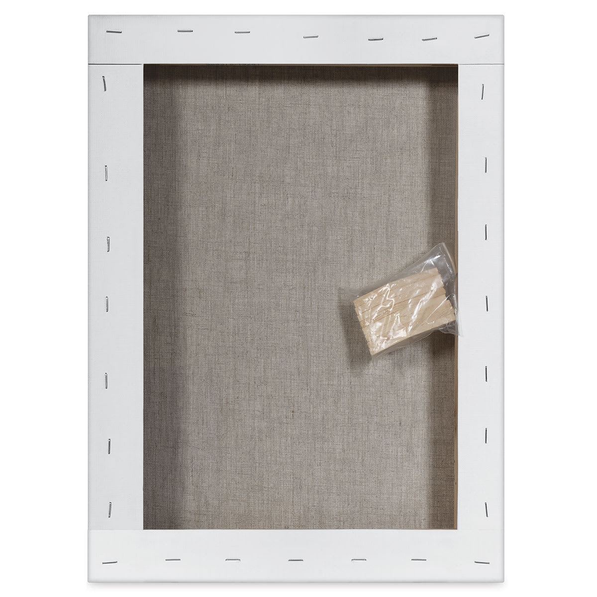 Blick Studio Linen Stretched Canvas - 12" x 16", Gallery 1-1/2" Profile (back) Blick Studio Linen Stretched Canvas - 12" x 16", Gallery 1-1/2" Profile (back)