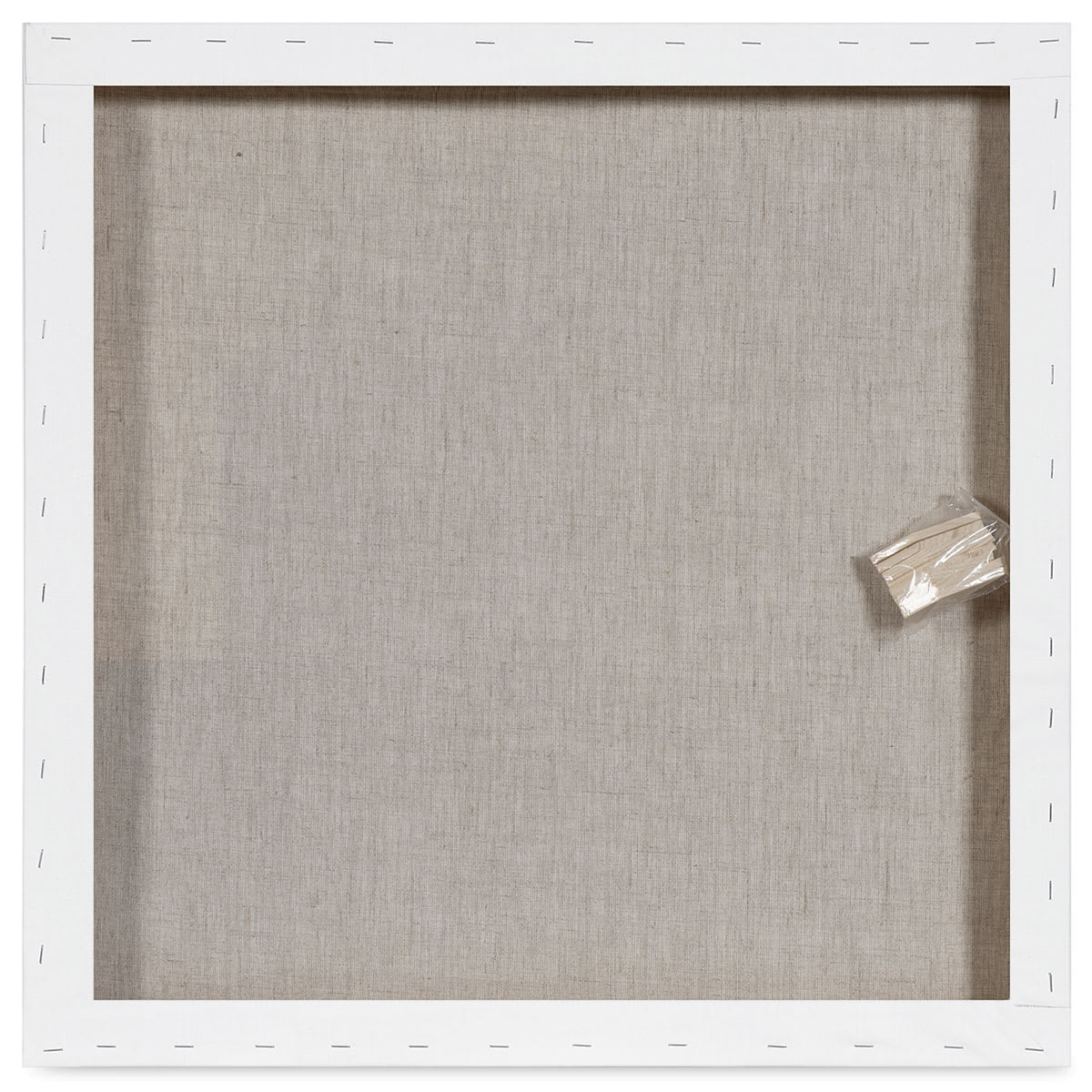 Blick Studio Linen Stretched Canvas - 24" x 24", Gallery 1-1/2" Profile (back)