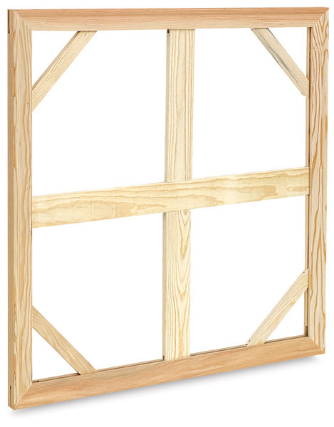 Masterpiece B2 Stretcher Kit - Assembled Square frame shown at angle
Masterpiece B2 Stretcher Kit - Assembled Square frame shown at angle
