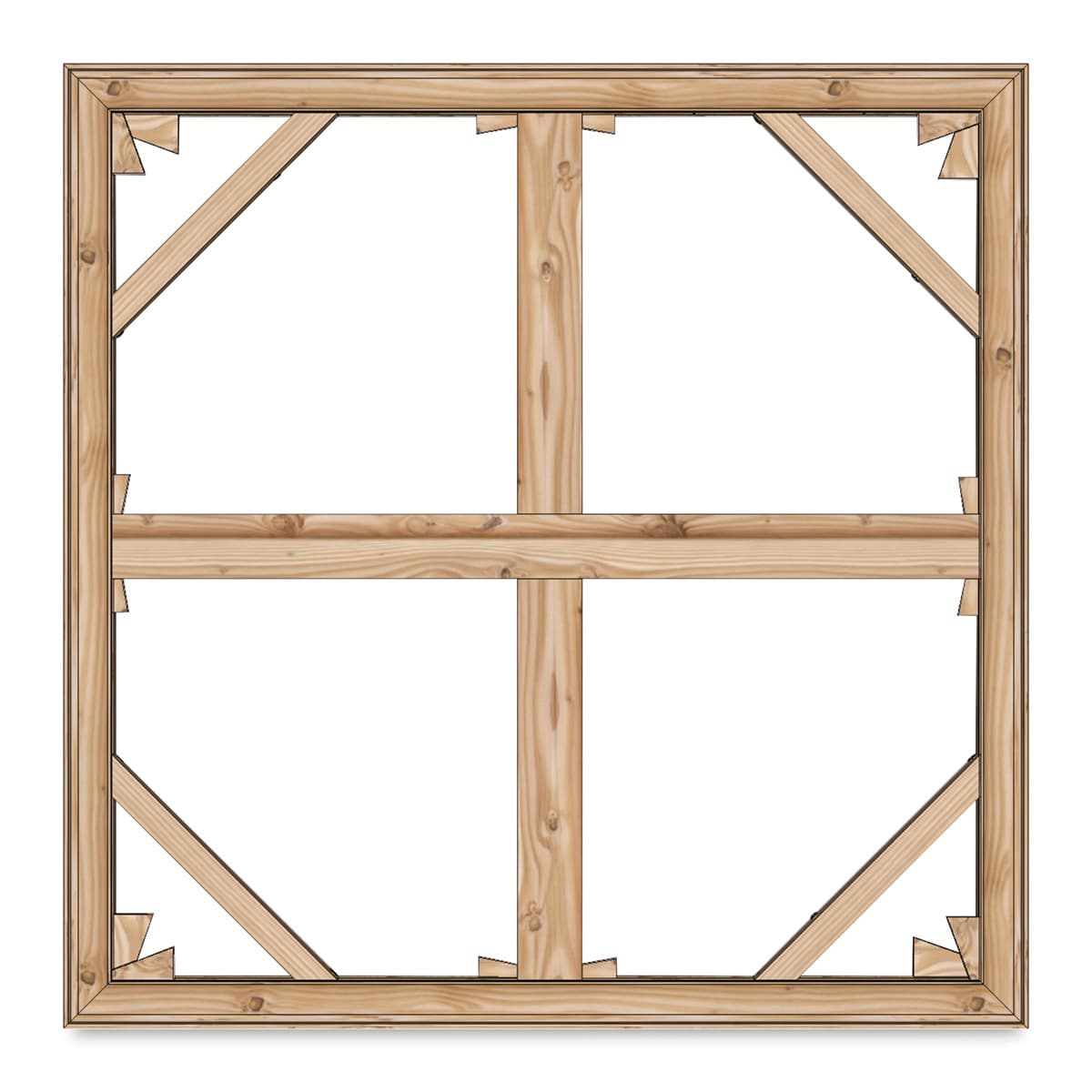 Masterpiece B2 Stretcher Kit with Braces - 54" x 54", With Brace