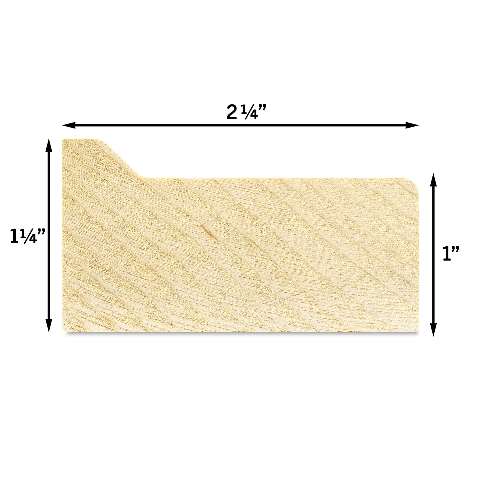 Utrecht Heavy Duty Canvas Stretcher Bar - 44", dimensions