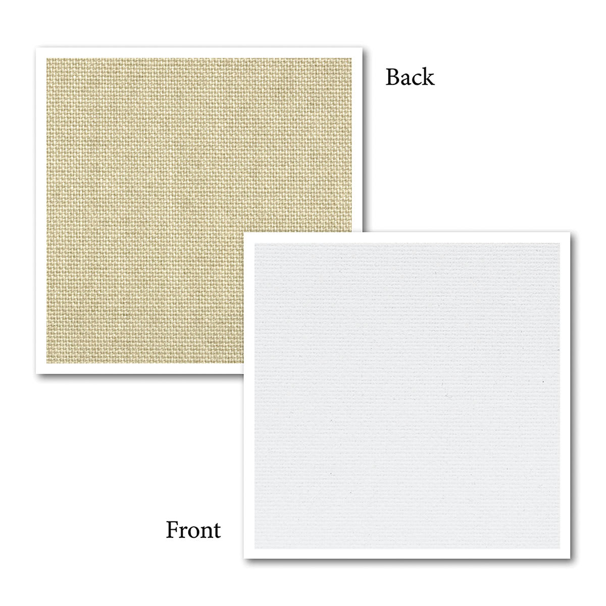 Caravaggio 503 Cotton Canvas Roll - 83" x 5 yd, Double Primed, Extra Fine Texture front and back of canvas