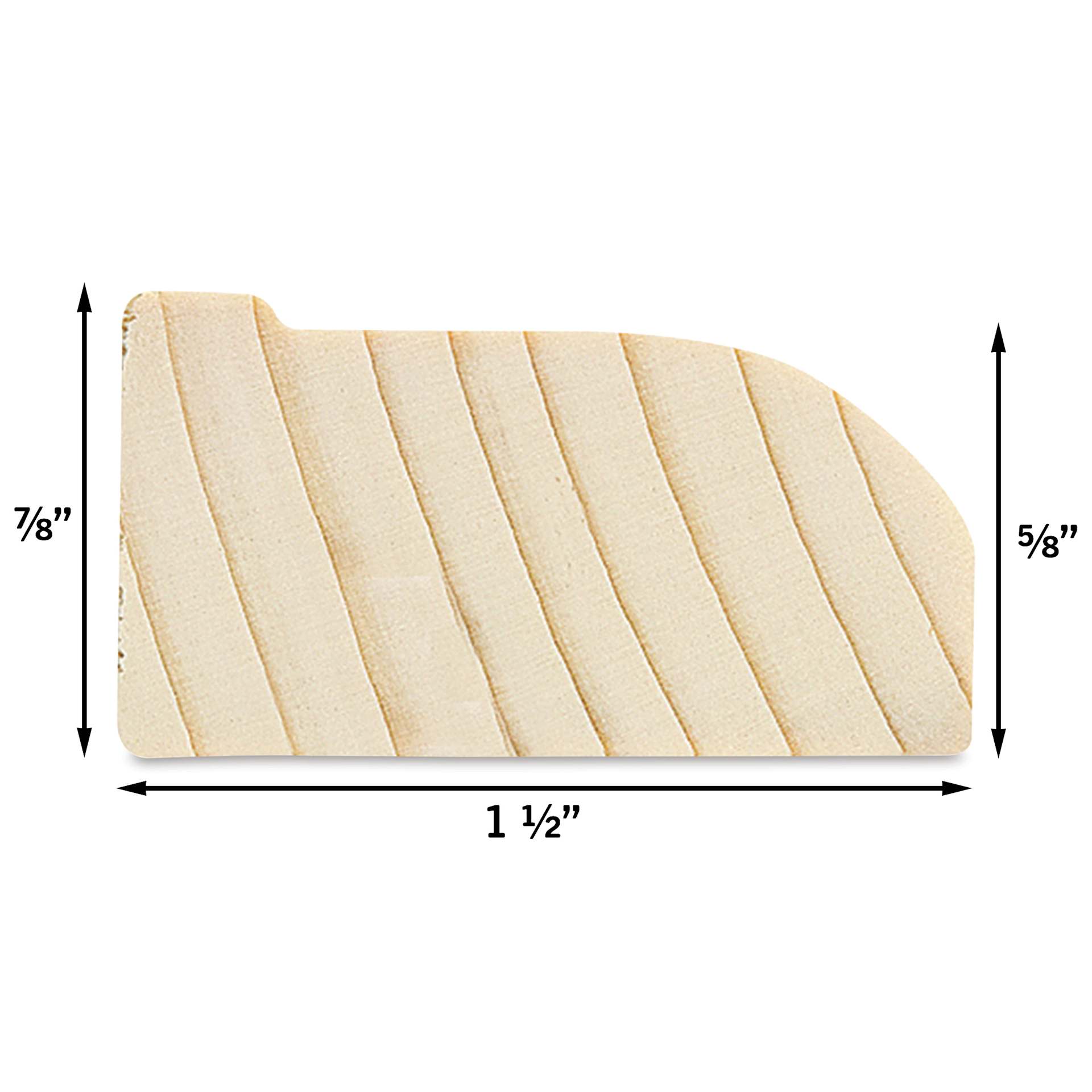 Blick Premier Stretched Cotton Canvas - Traditional Profile, Back-Stapled, 10" x 10", profile