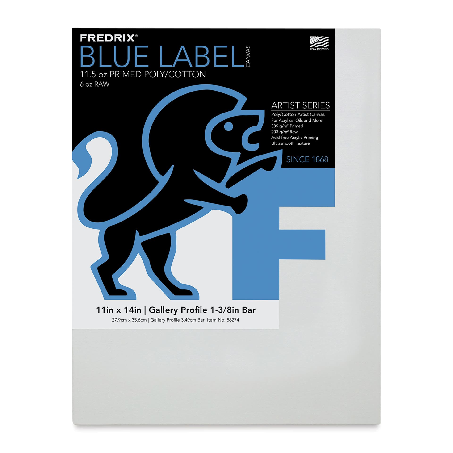 Fredrix Blue Label Cotton Canvas Fredrix Blue Label Cotton Canvas