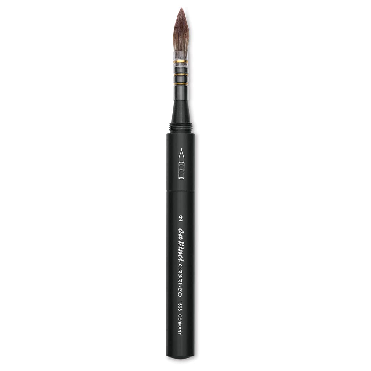 Da Vinci Casaneo Synthetic Squirrel Watercolor Brush - Travel Quill Round