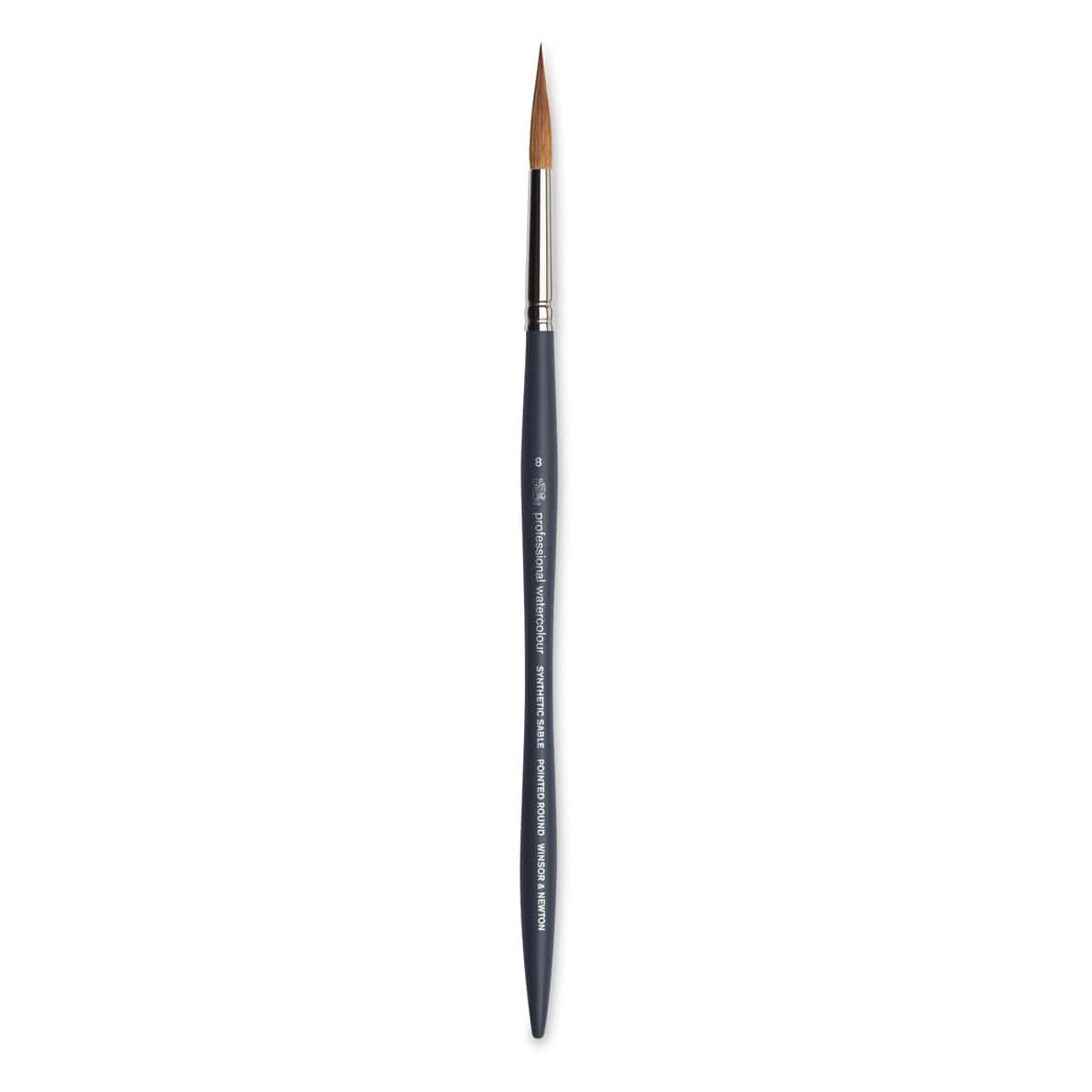 Winsor & Newton Professional Watercolor Synthetic Sable Brush - Pointed Round, Size 8, Short Handle Winsor & Newton Professional Watercolor Synthetic Sable Brush - Pointed Round, Size 8, Short Handle