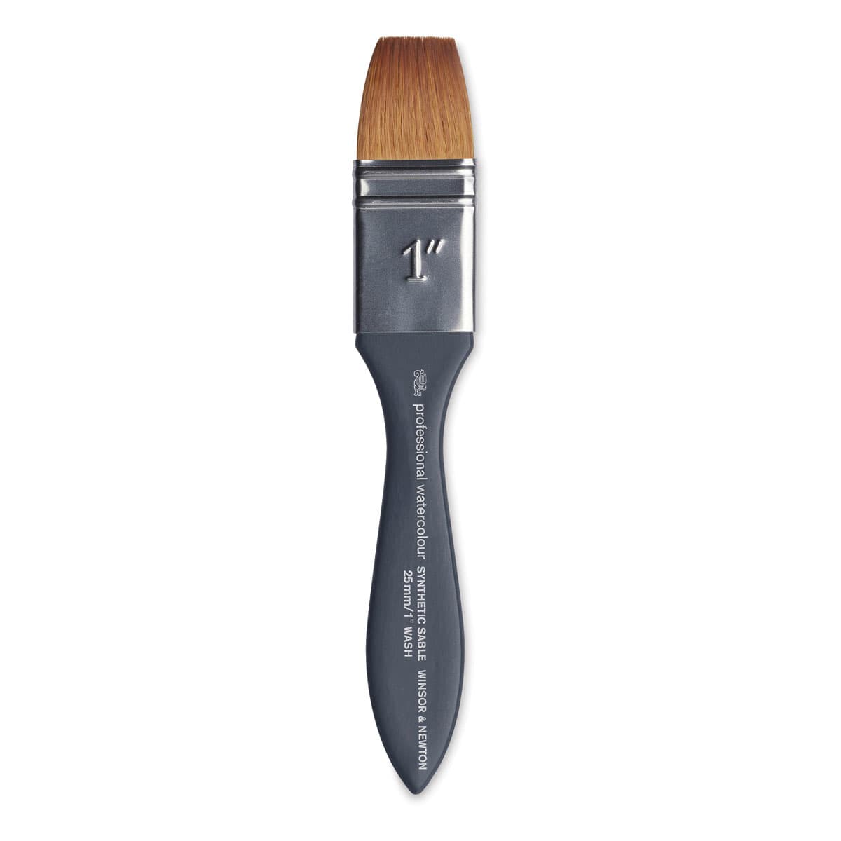 Winsor & Newton Professional Watercolor Synthetic Sable Brush - Wash, 1", Short Handle
