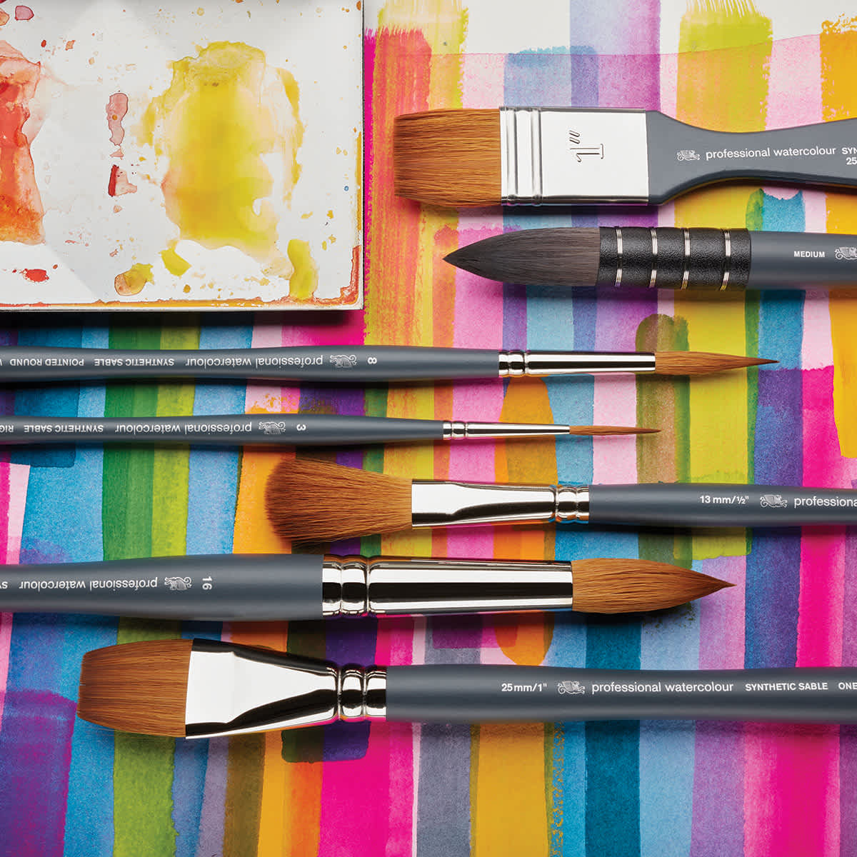 Winsor & Newton Professional Watercolor Synthetic Sable Brushes Winsor & Newton Professional Watercolor Synthetic Sable Brushes