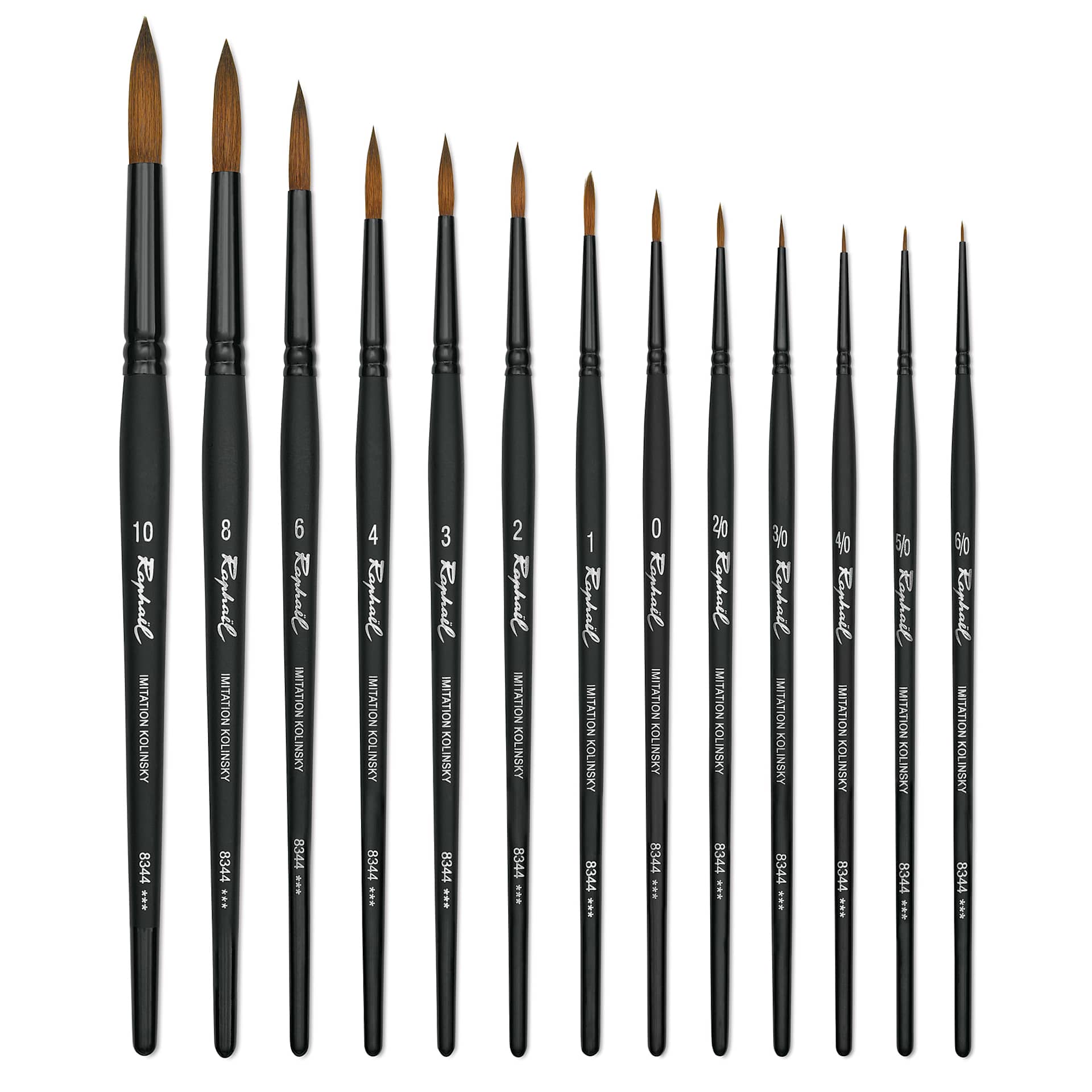 Raphaël Innovative Synthetic Kolinsky Brushes - Rounds Raphaël Innovative Synthetic Kolinsky Brushes - Rounds