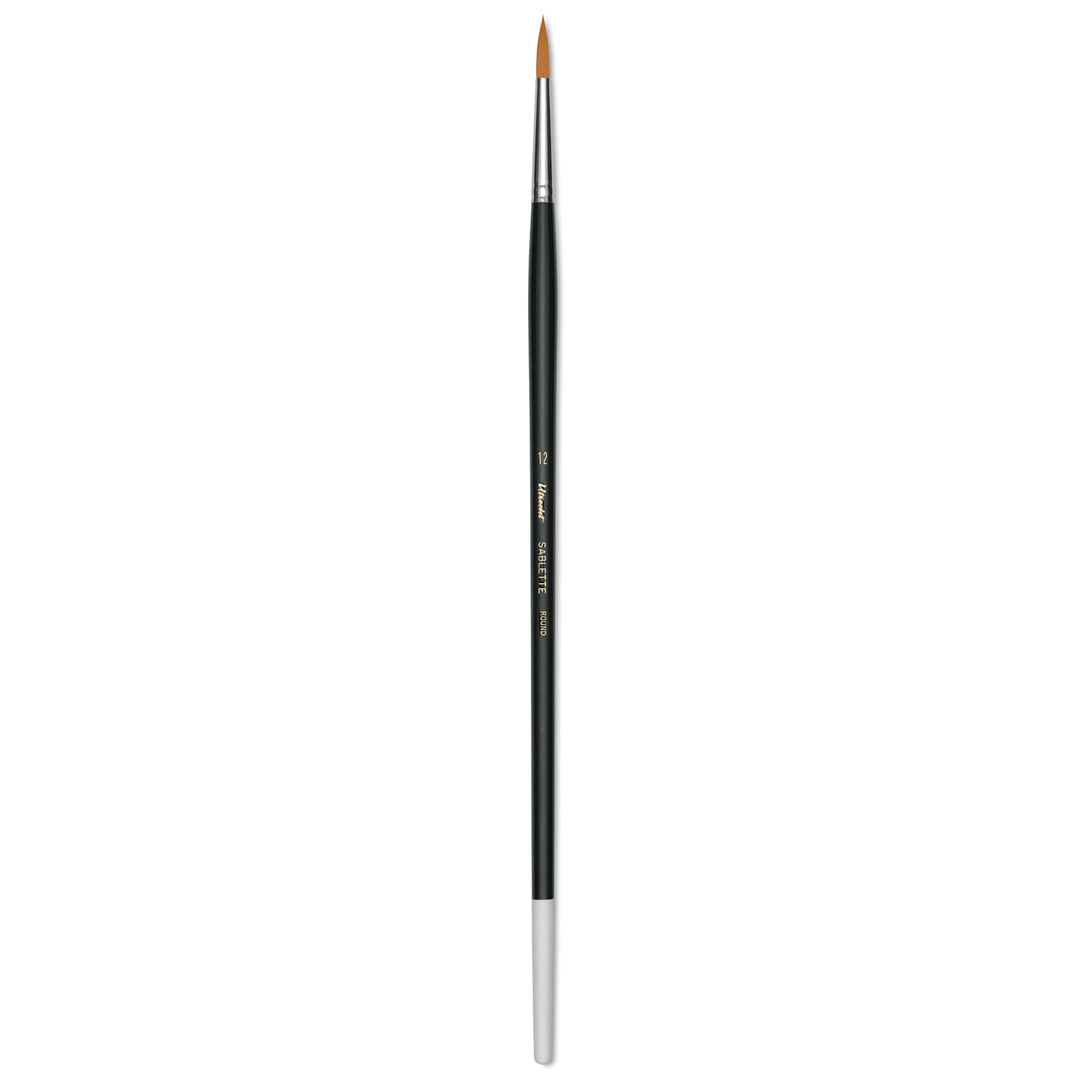 Utrecht Synthetic Sablette Brush - Long Handle, Round, Size 12