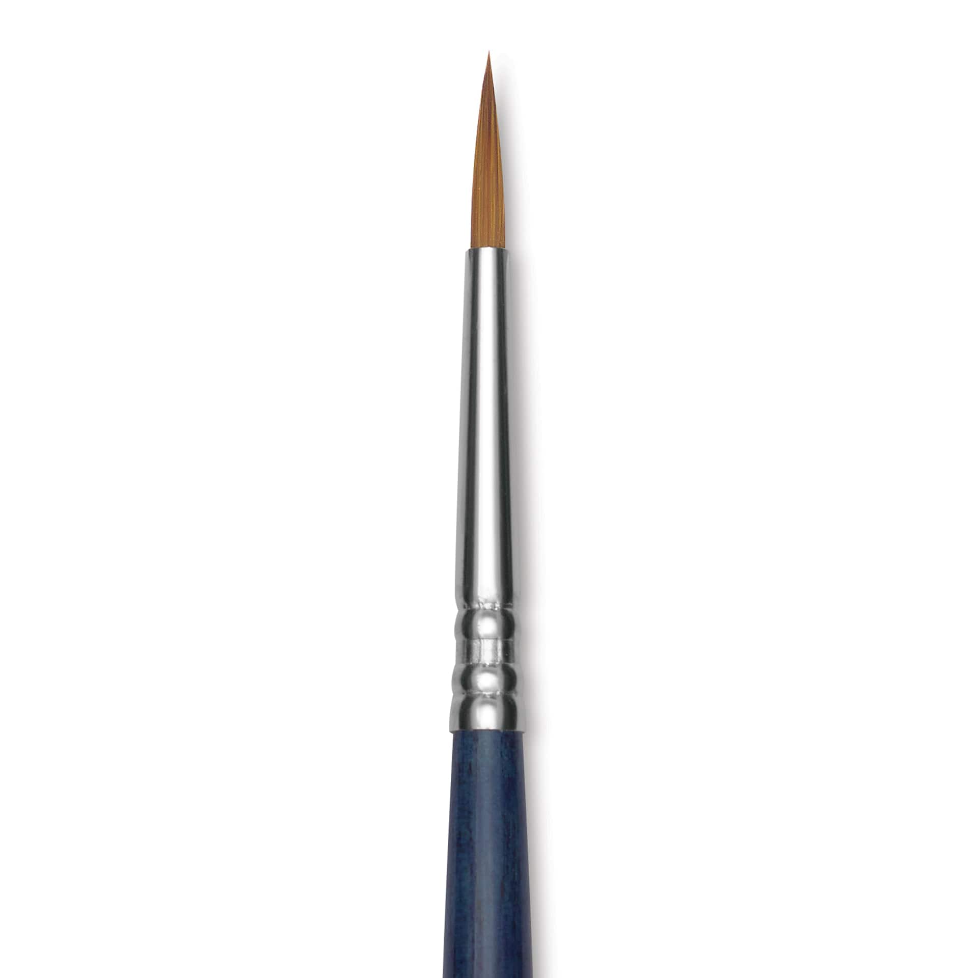 Escoda Chronos Brush - Short Handle, Round, Size 2, close-up