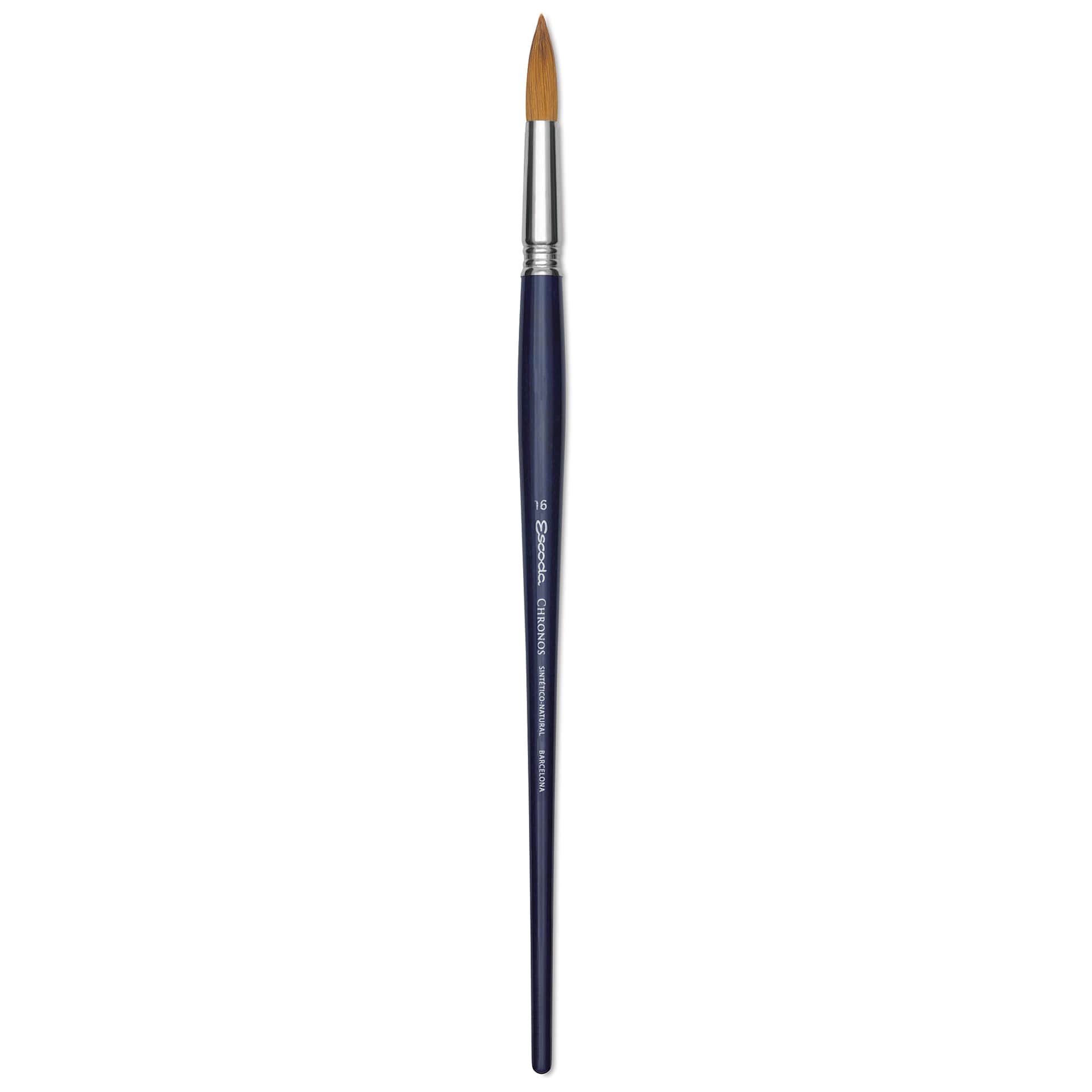 Escoda Chronos Brush - Long Handle, Round, Size 16