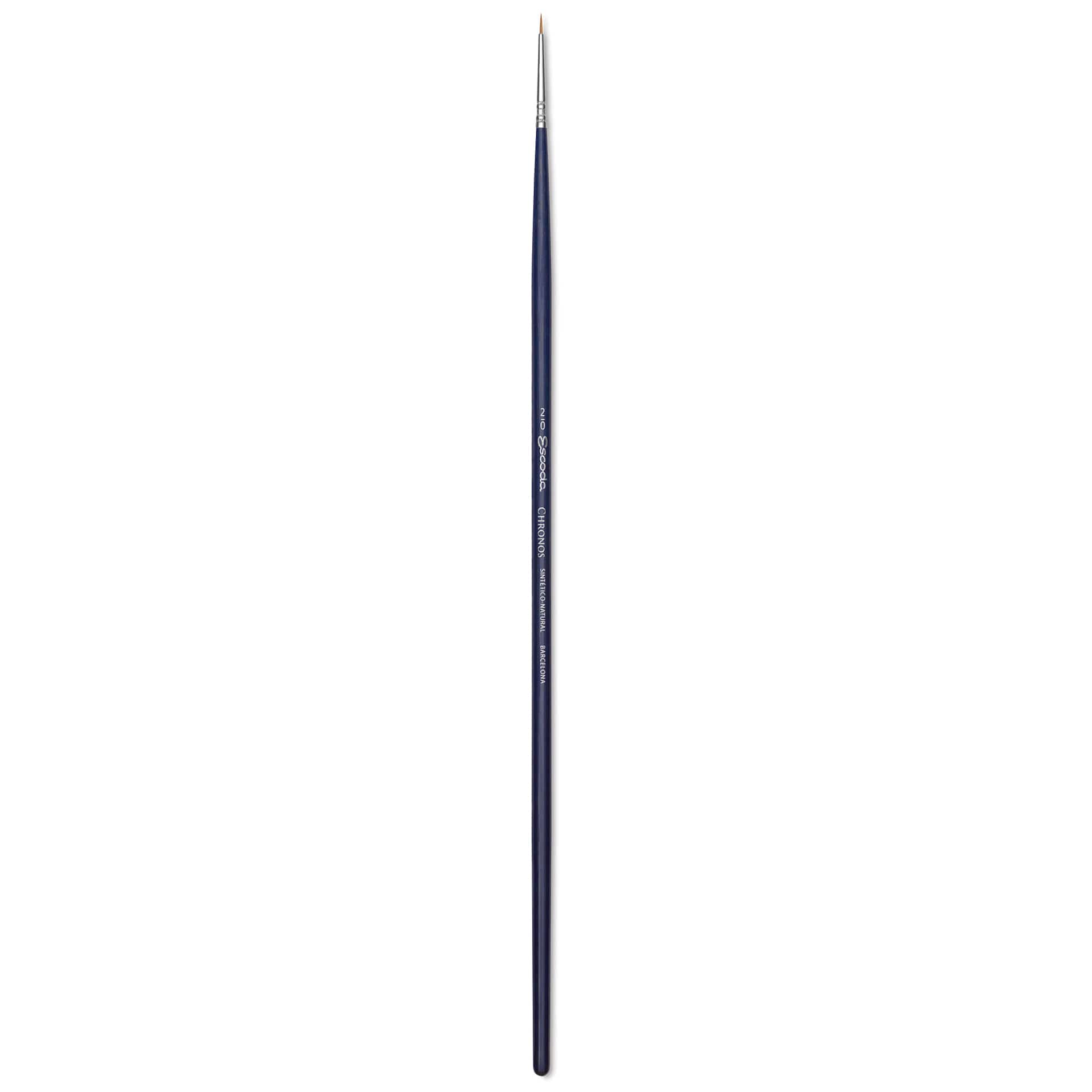 Escoda Chronos Brush - Long Handle, Round, Size 2/0