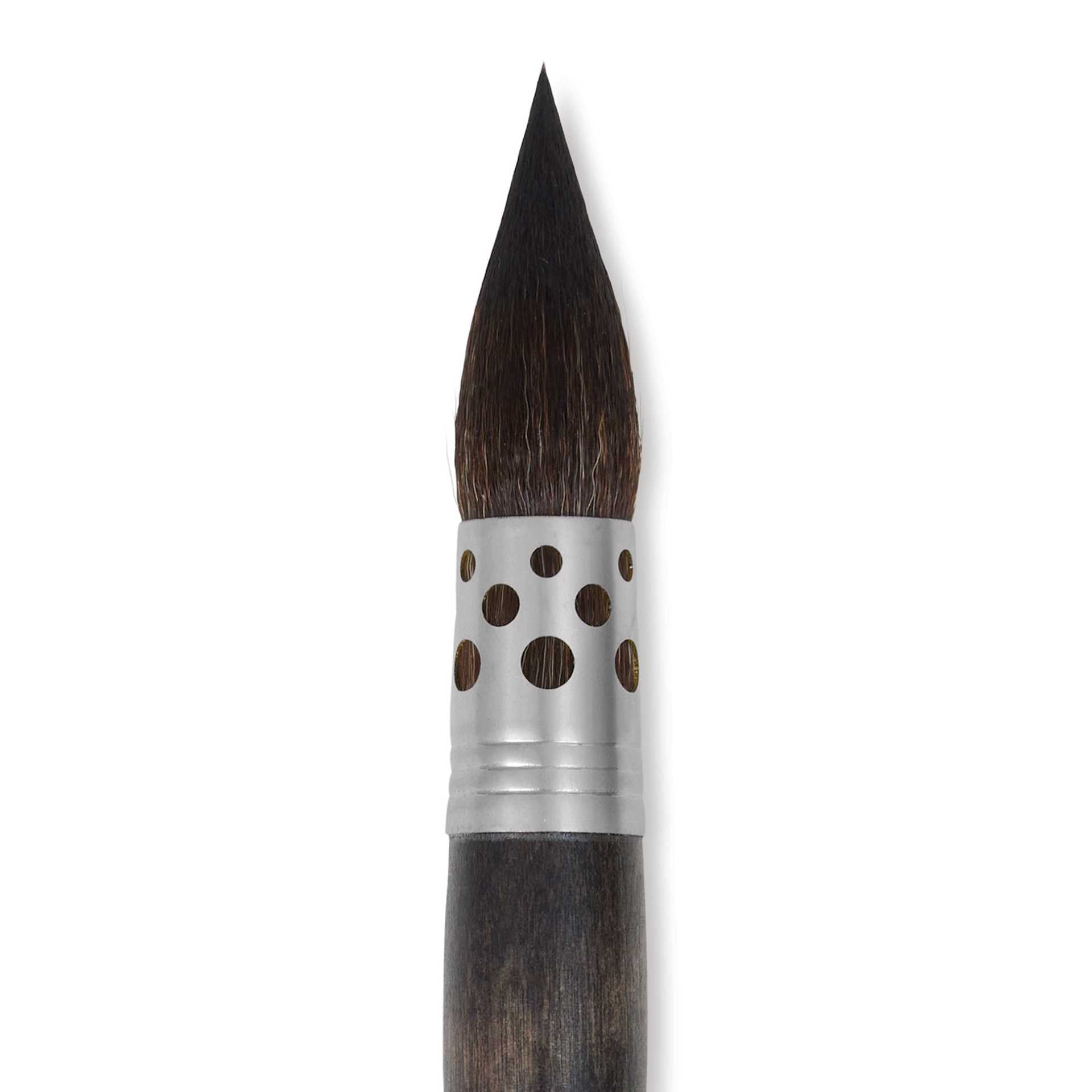 Escoda Último Evolution Brush, close-up of the top of the brush Escoda Último Evolution Brush, close-up of the top of the brush