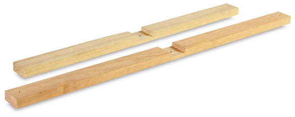 Best Pro-Bar System - Angled view of 2 cross braces with notching facing up (not shipped pre-notched) Best Pro-Bar System - Angled view of 2 cross braces with notching facing up (not shipped pre-notched)