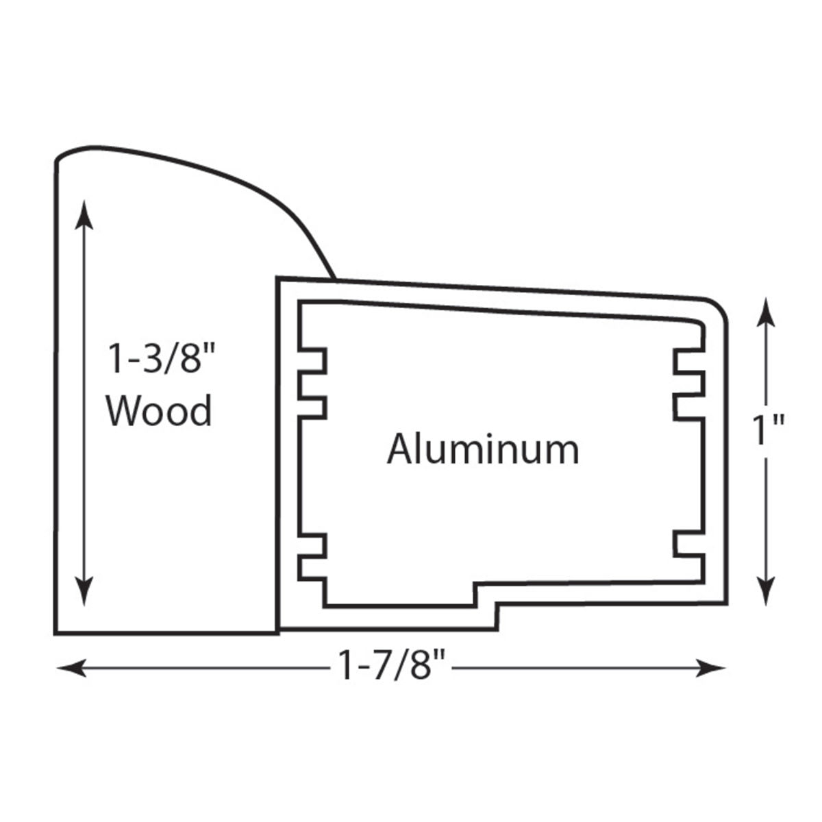 Best Pro-Bar System - diagram showing profile dimensions
