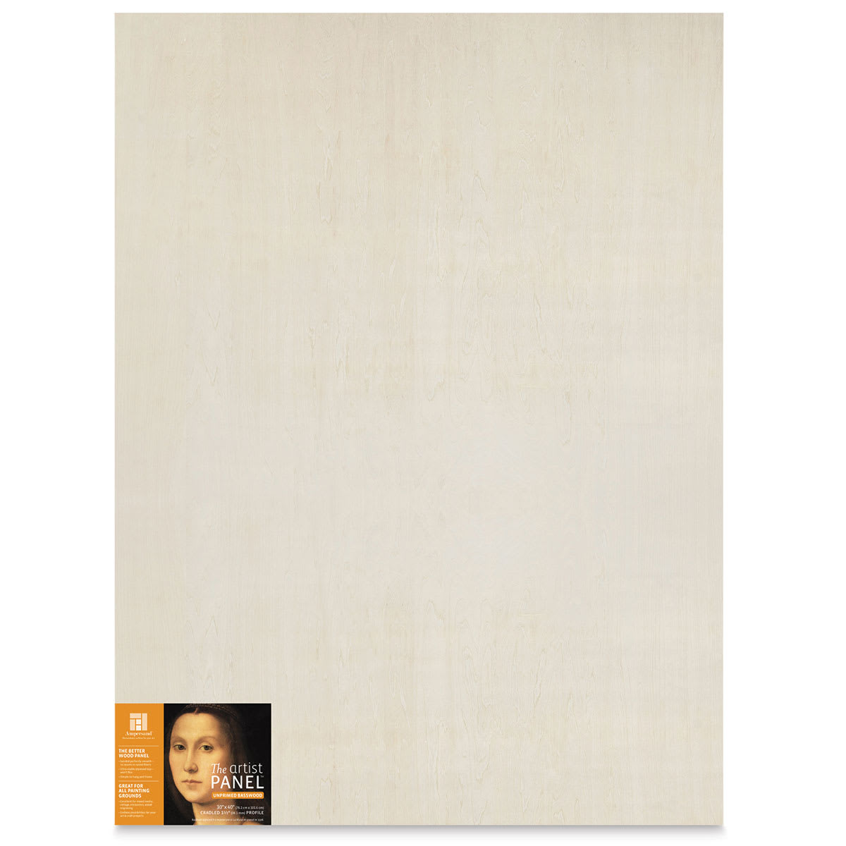 Ampersand Value Series Artist Wood Panel - 30" x 40", 1-1/2" Cradle