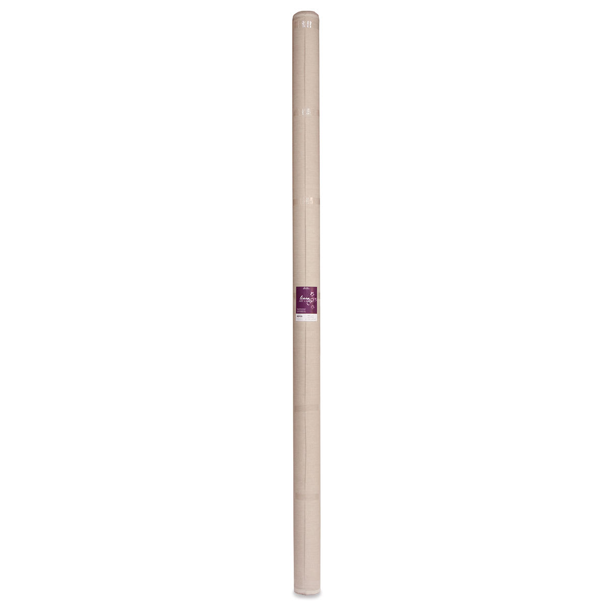 Richeson Linen Canvas Rolls - Single roll upright with label
