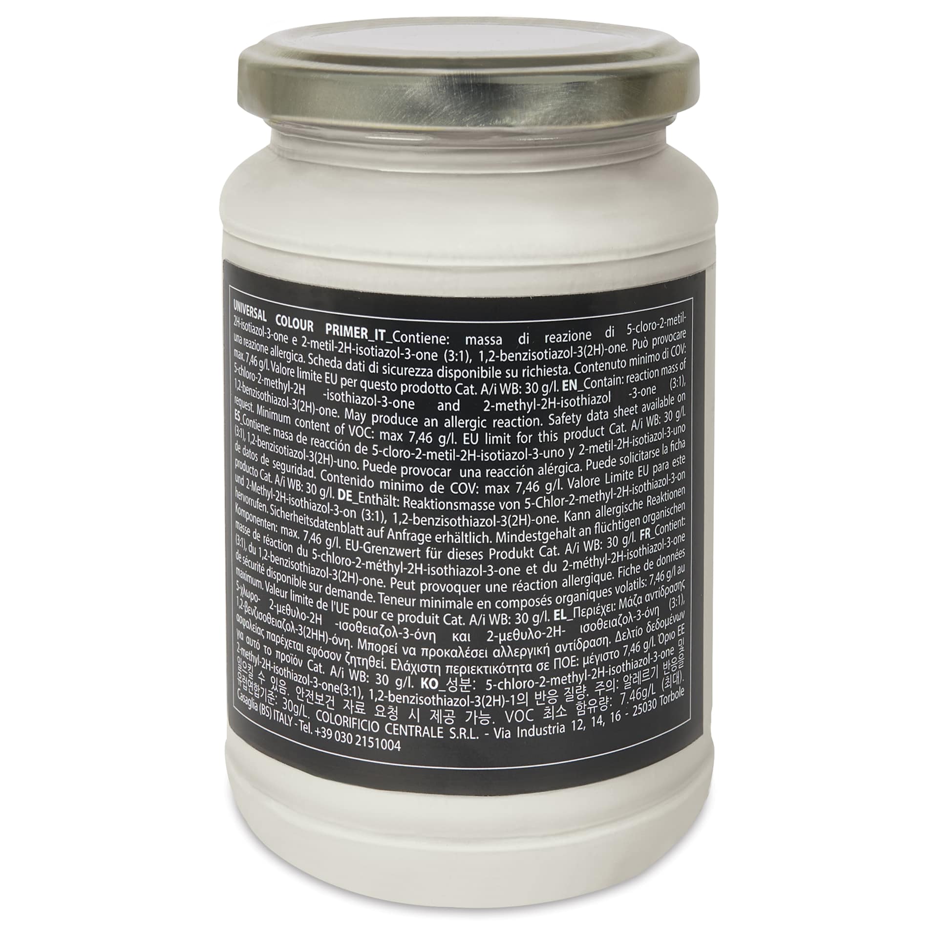 Fleur Universal Primer - Light Grey, 330 ml Jar back