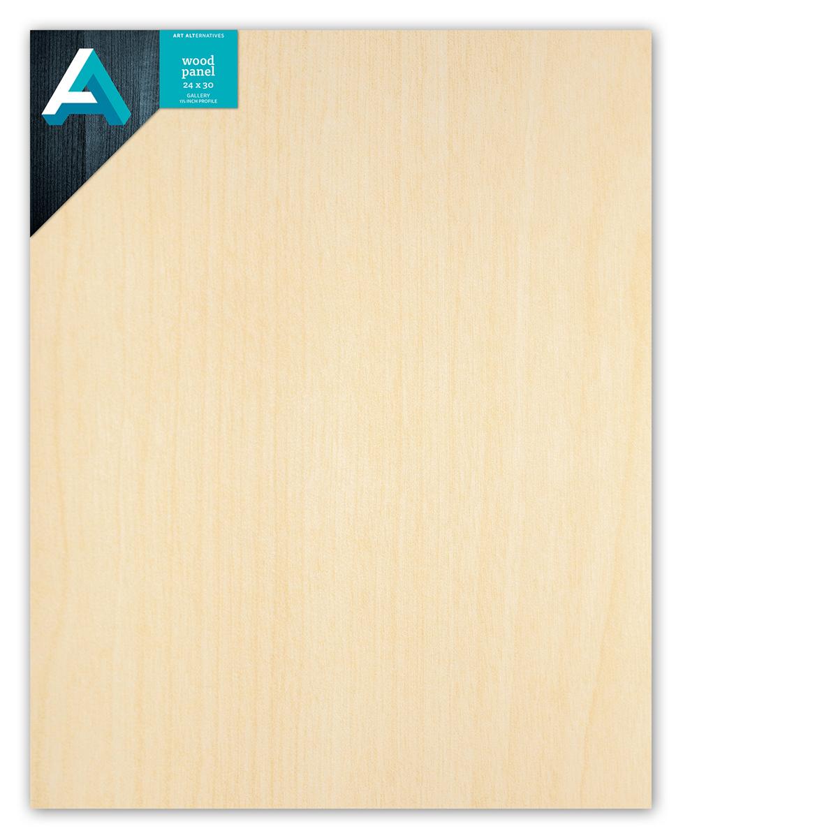 Art Alternatives Classic Wood Panel, Gallery, 1.5 in Profile, 24 in x 30 in