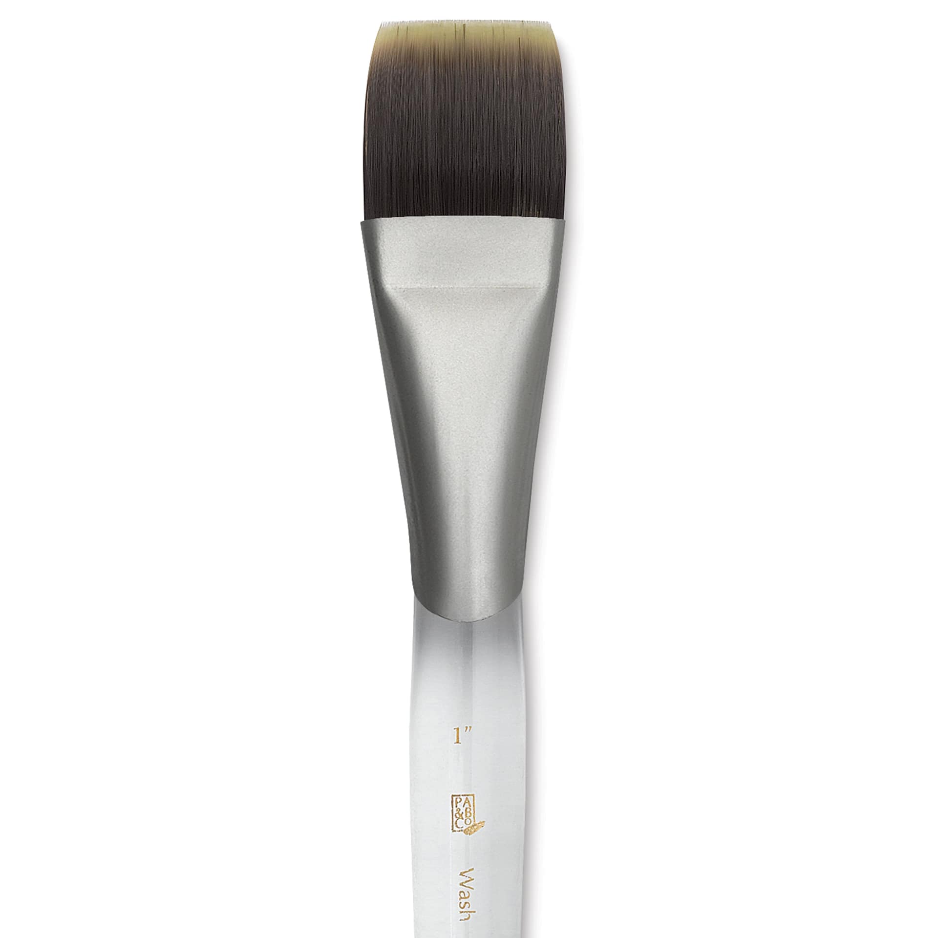 Princeton Synthetic Clear Handle Brush - Wash, Short Handle, 1"