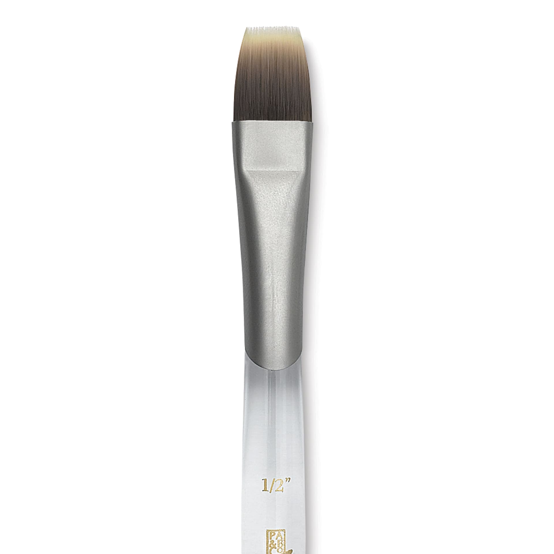 Princeton Synthetic Clear Handle Brush - Wash, Short Handle, 1/2"
