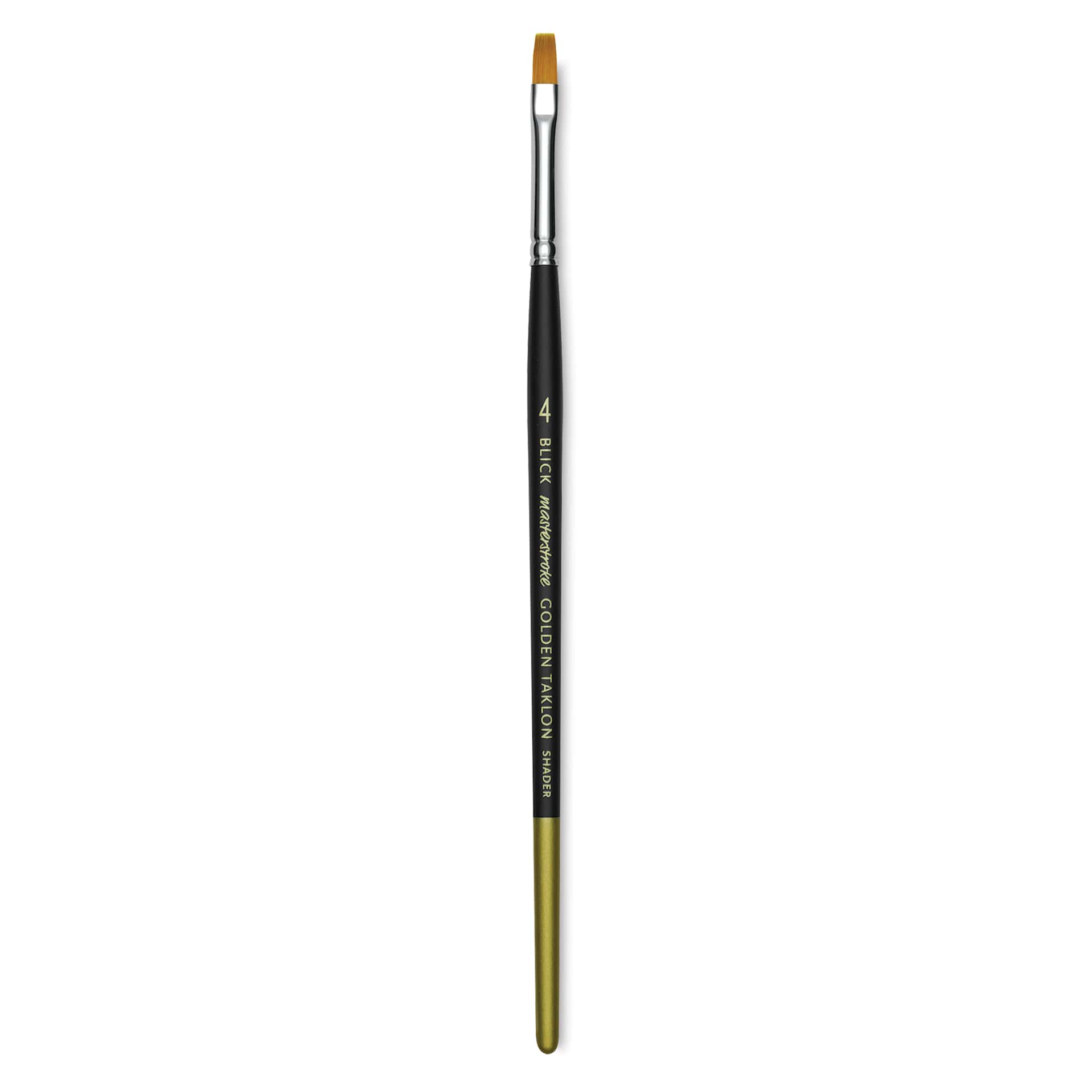 Blick Masterstroke Golden Taklon Brush - Shader, Short Handle, Size 4