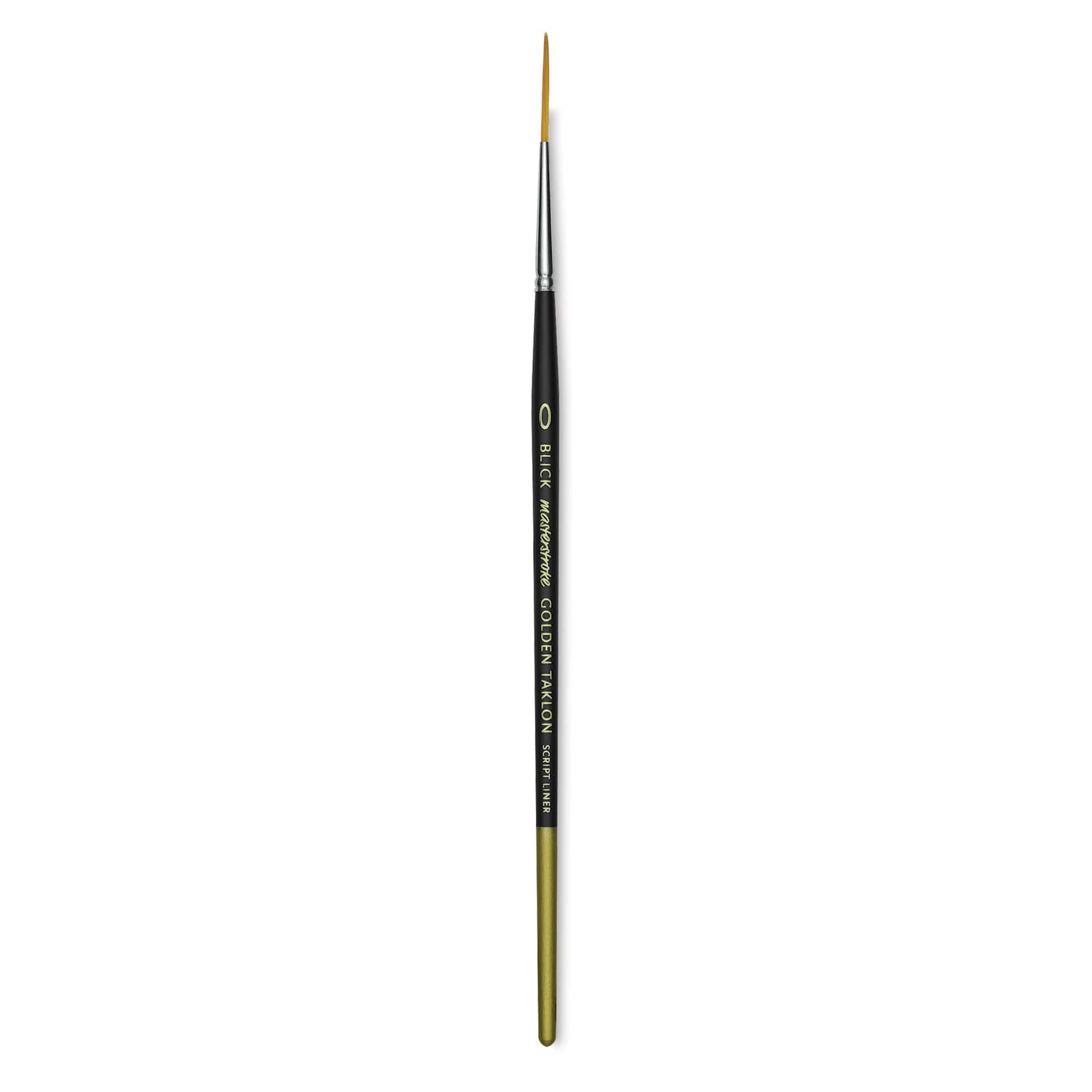 Blick Masterstroke Golden Taklon Brush - Script Liner, Short Handle, Size 0