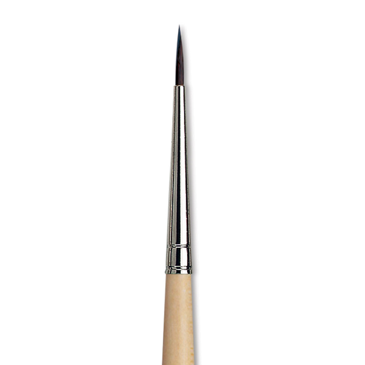 Da Vinci Petit Gris Pur Blue Squirrel Brush - Round, Short Handle, Size 1 close up