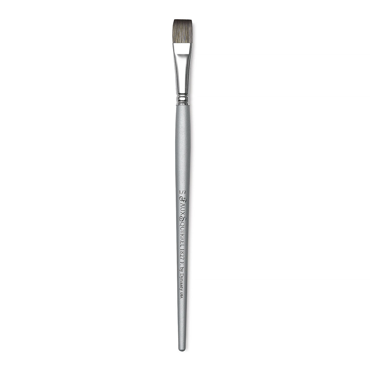 Dynasty Faux Squirrel Brush - Flat, Short Handle, 1/2"