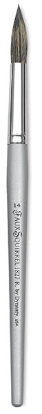 Dynasty Faux Squirrel Brushes - Round Brush shown upright Dynasty Faux Squirrel Brushes - Round Brush shown upright
