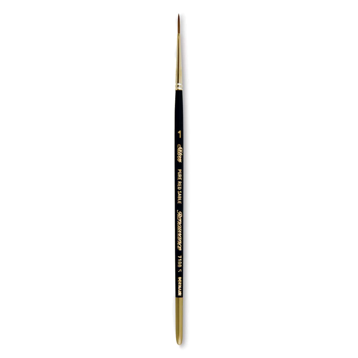Silver Brush Renaissance Red Sable Brush - Round, Short Handle, Size 1