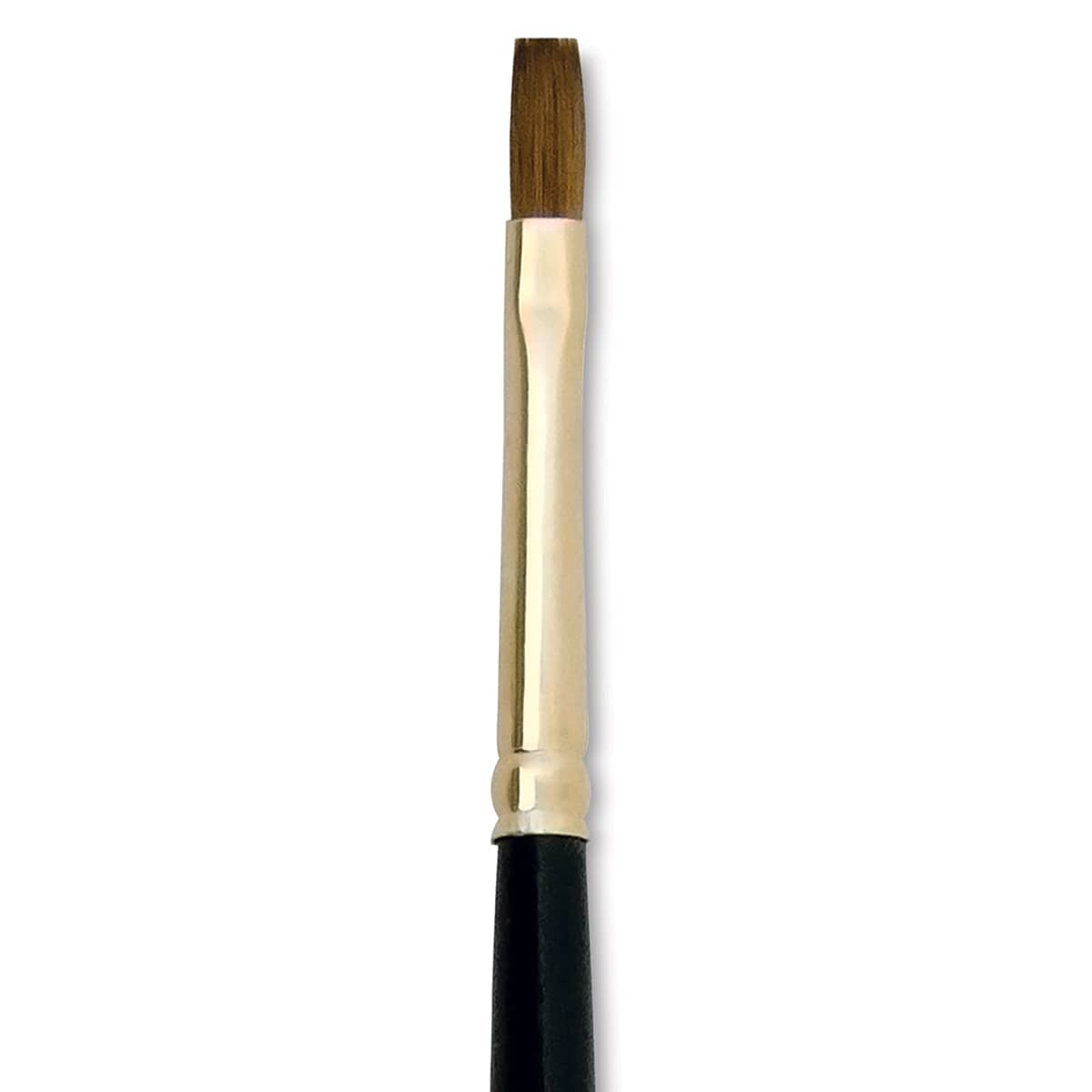 Silver Brush Renaissance Red Sable Brush - Bright, Short Handle, Size 4 close up