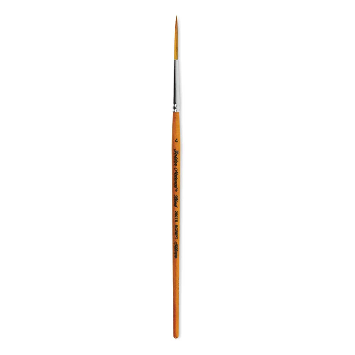 Silver Brush Golden Natural Brush - Script Liner, Size 4