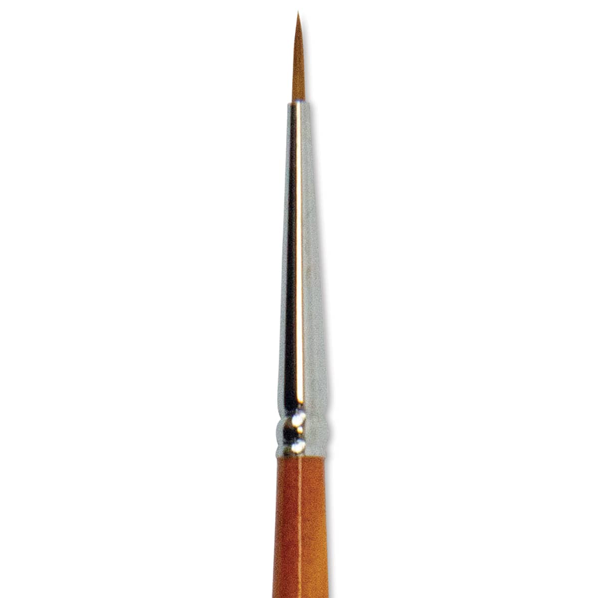Silver Brush Golden Natural Brush - Round, Short Handle, 2/0 close up